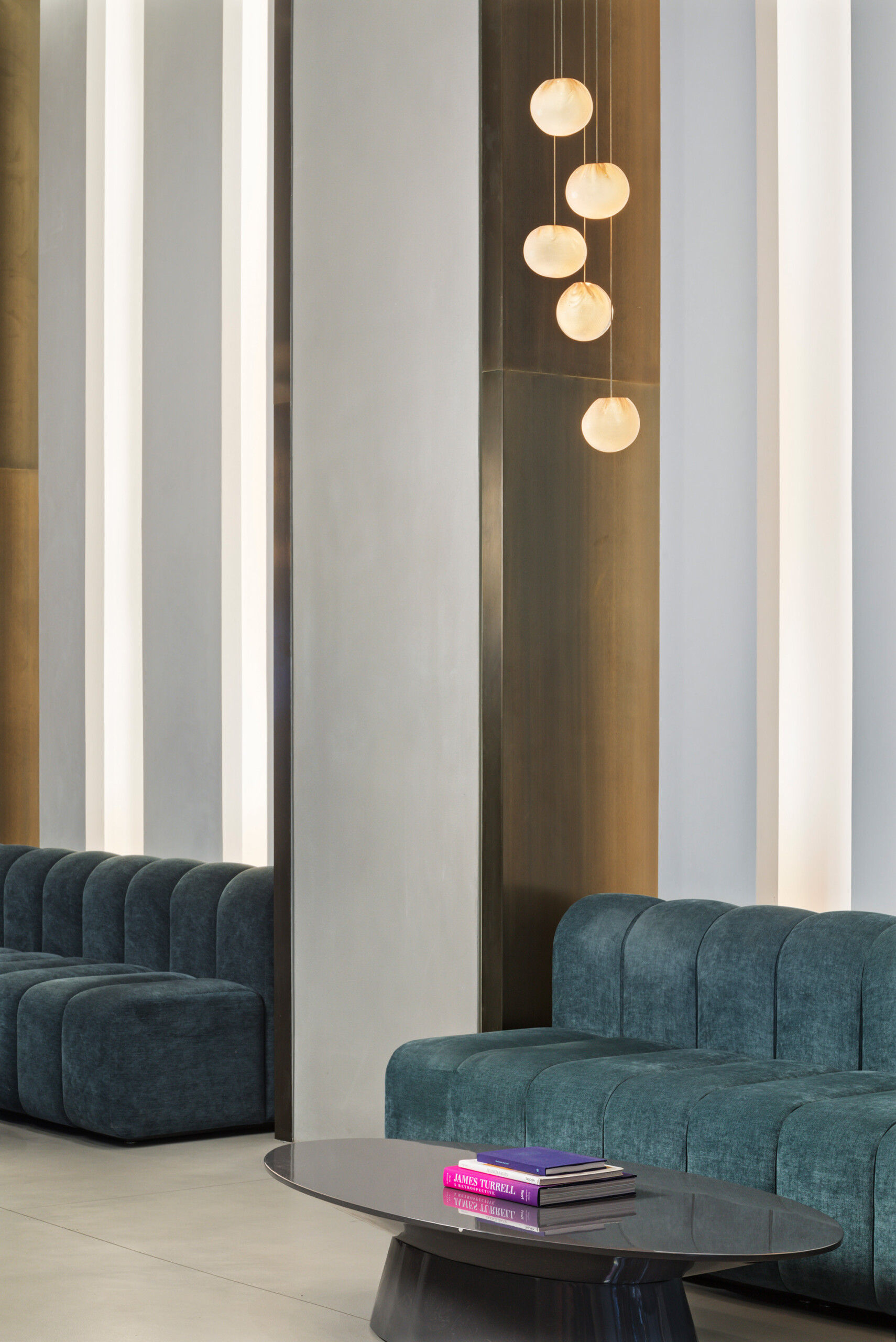 The Biltmore - Details of the luxury lobby in The Afton, New York. Interior design by Pembrooke...