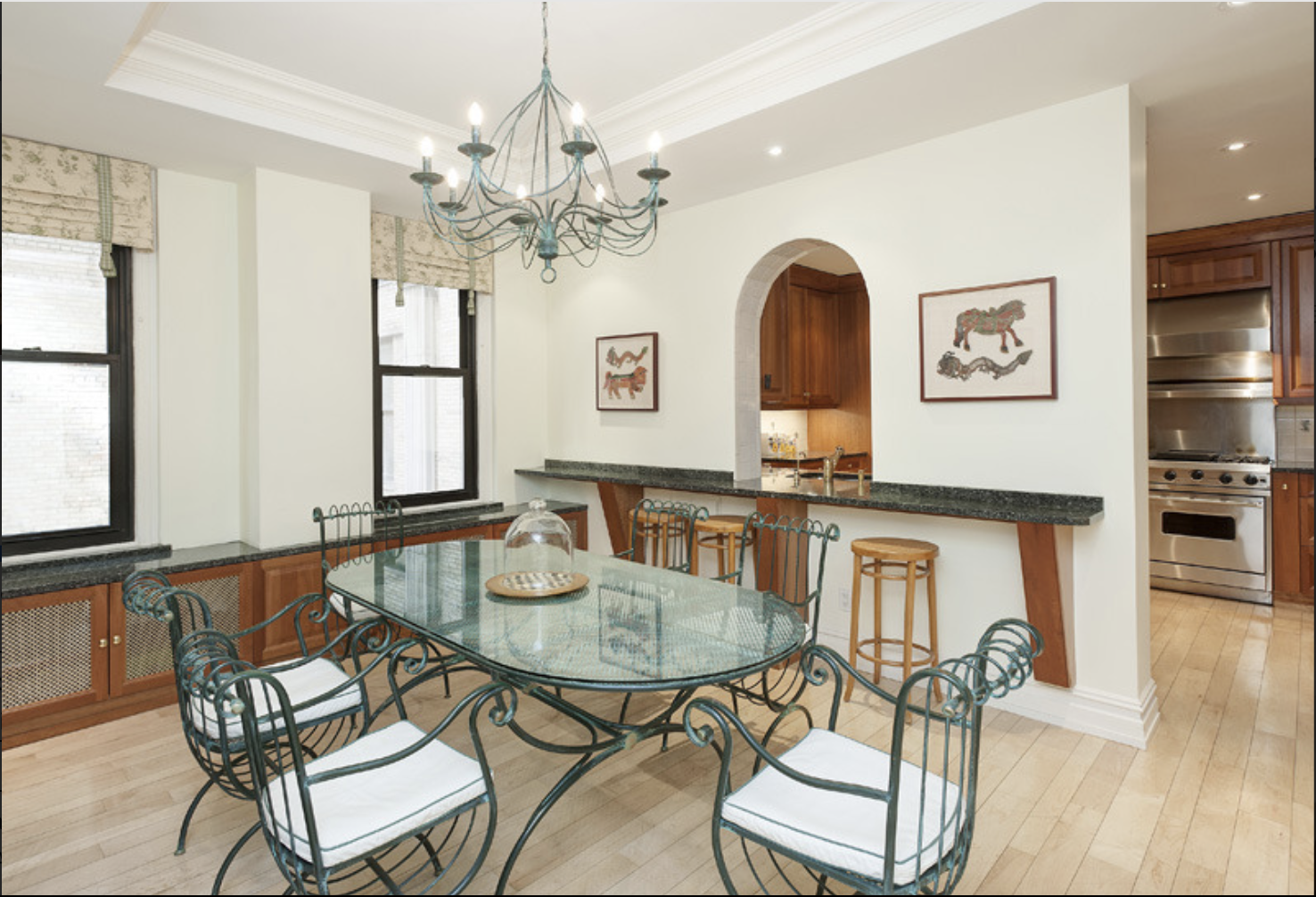 Uptown Eclectic Breakfast Room, Before