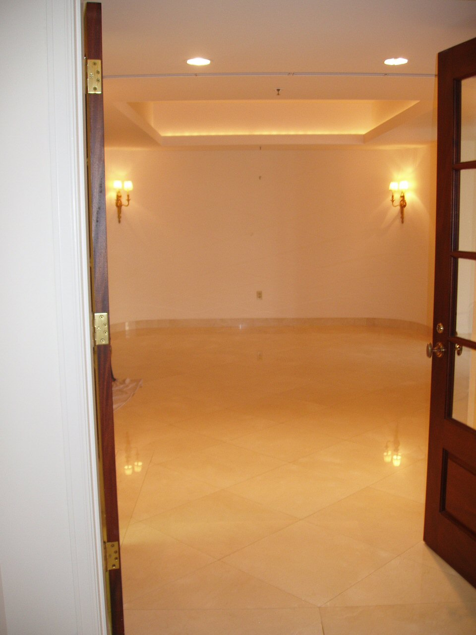 Palm Beach Apartment Foyer, Before