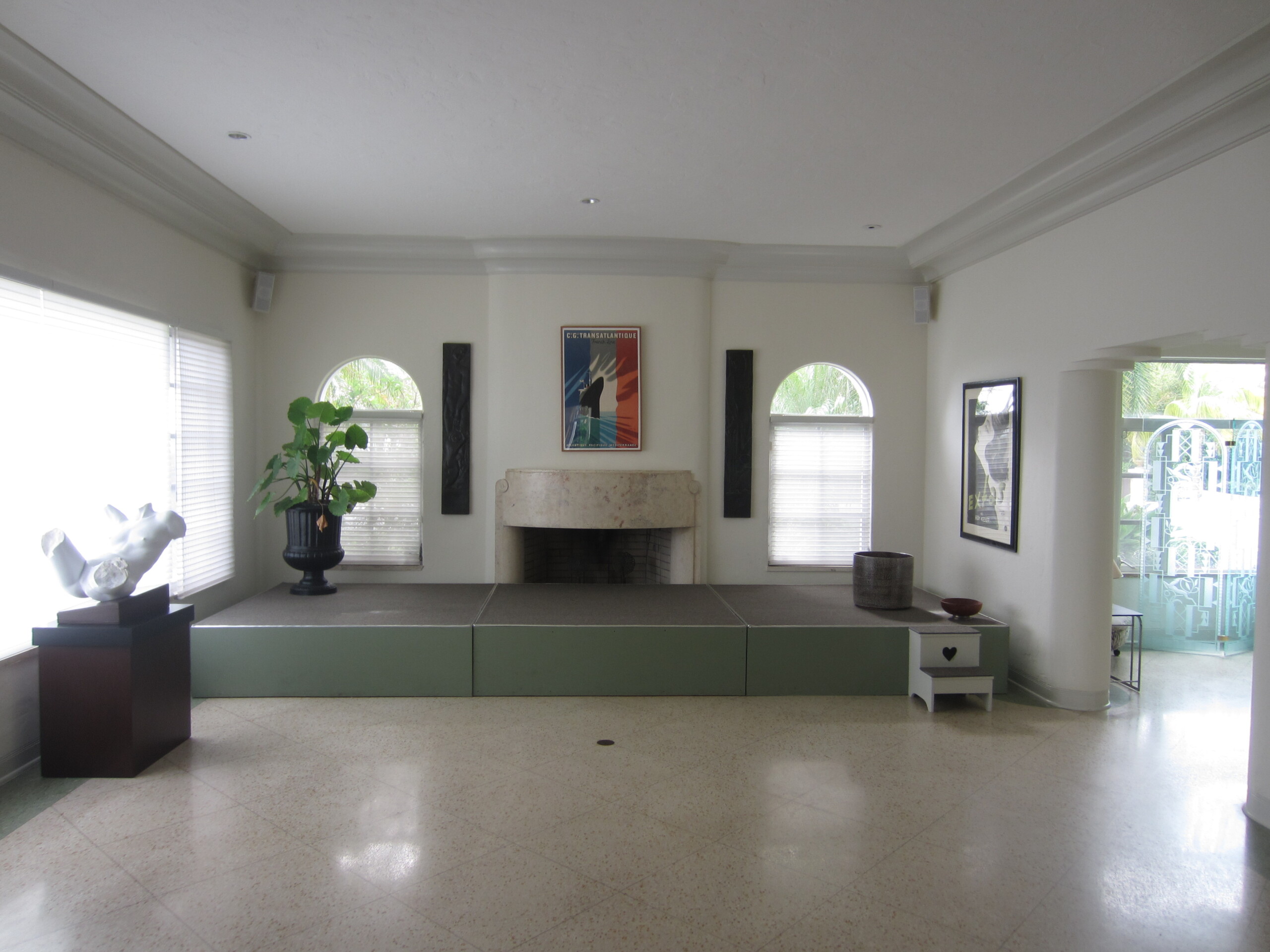 Historic West Palm Beach Living Room, Before