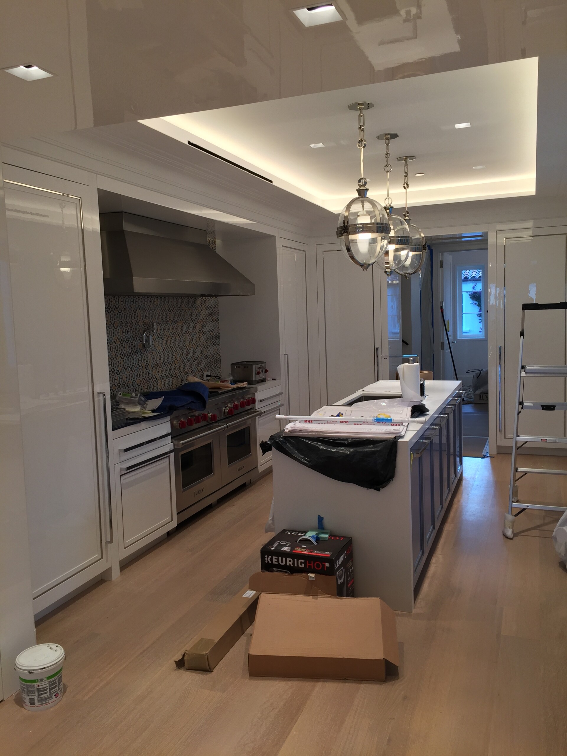 Kennedy House Kitchen, Installation