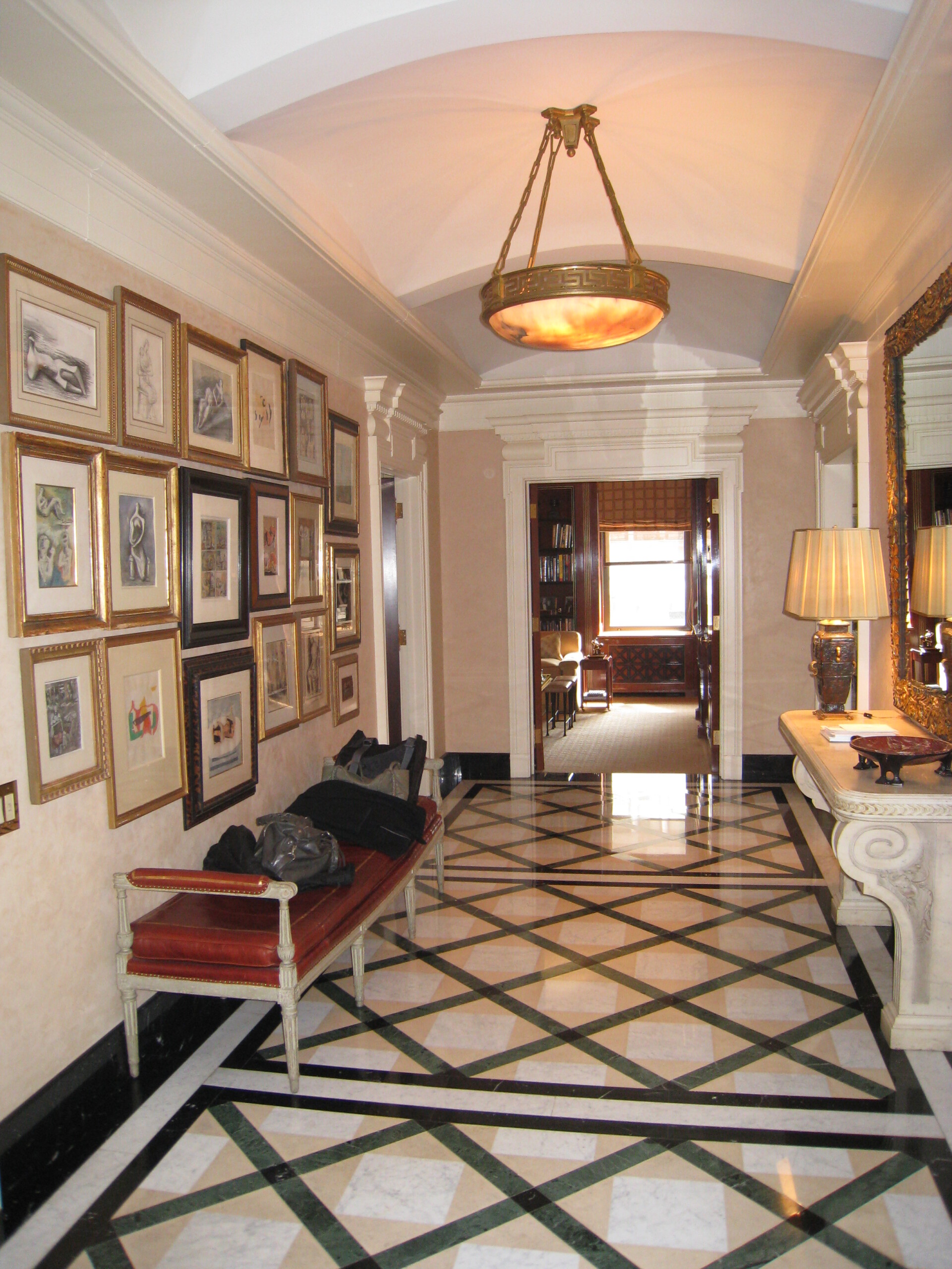 Classical Park Avenue Entry, Before