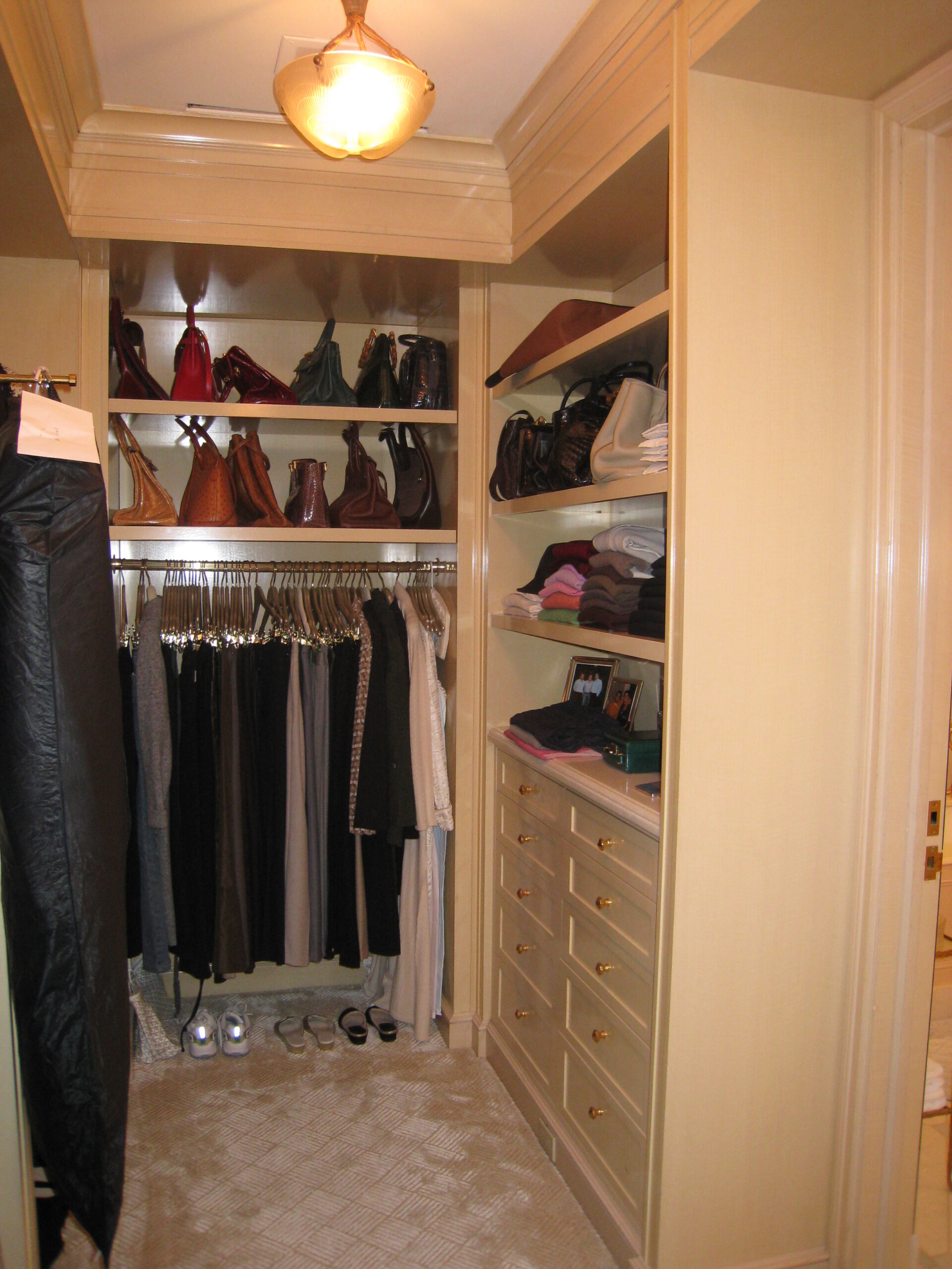 Classical Park Avenue Her Closet, Before