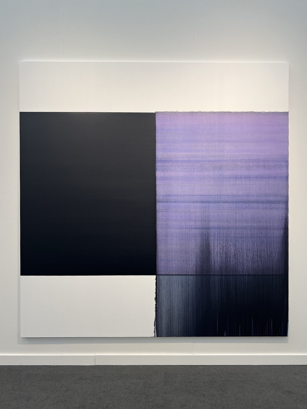 Purple and Black modern painting by Callum Inner