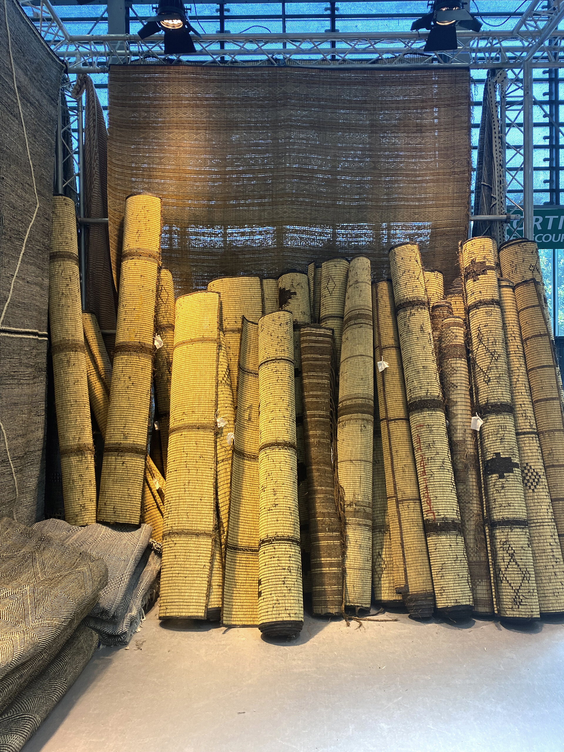 Chuk Palu display at the Maison & Objet in Paris 2022. Afghan rugs