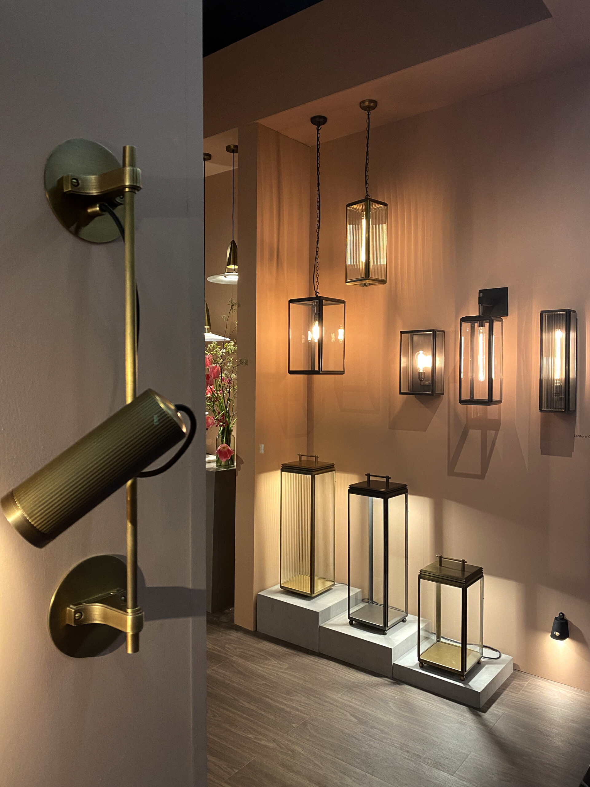 J Adams showed their newest collection of lighting at the Maison & Objet in 2020
