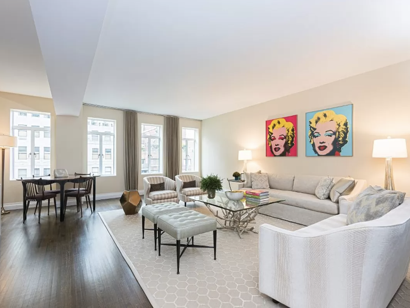 Tonal Palette on Park Living Room, Before