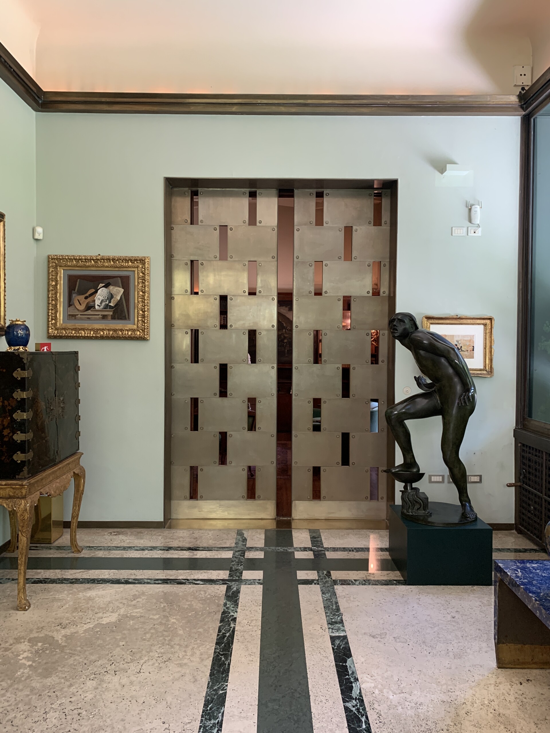 Historic steel doors, photographed by Pembrooke & Ives in 2022 at the Salone del Mobile 2022
