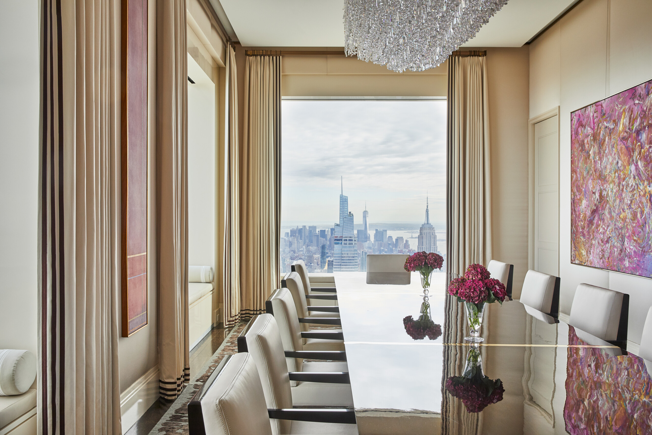 Penthouse in the Sky, Dining Room, Photography by Genevieve Garruppo