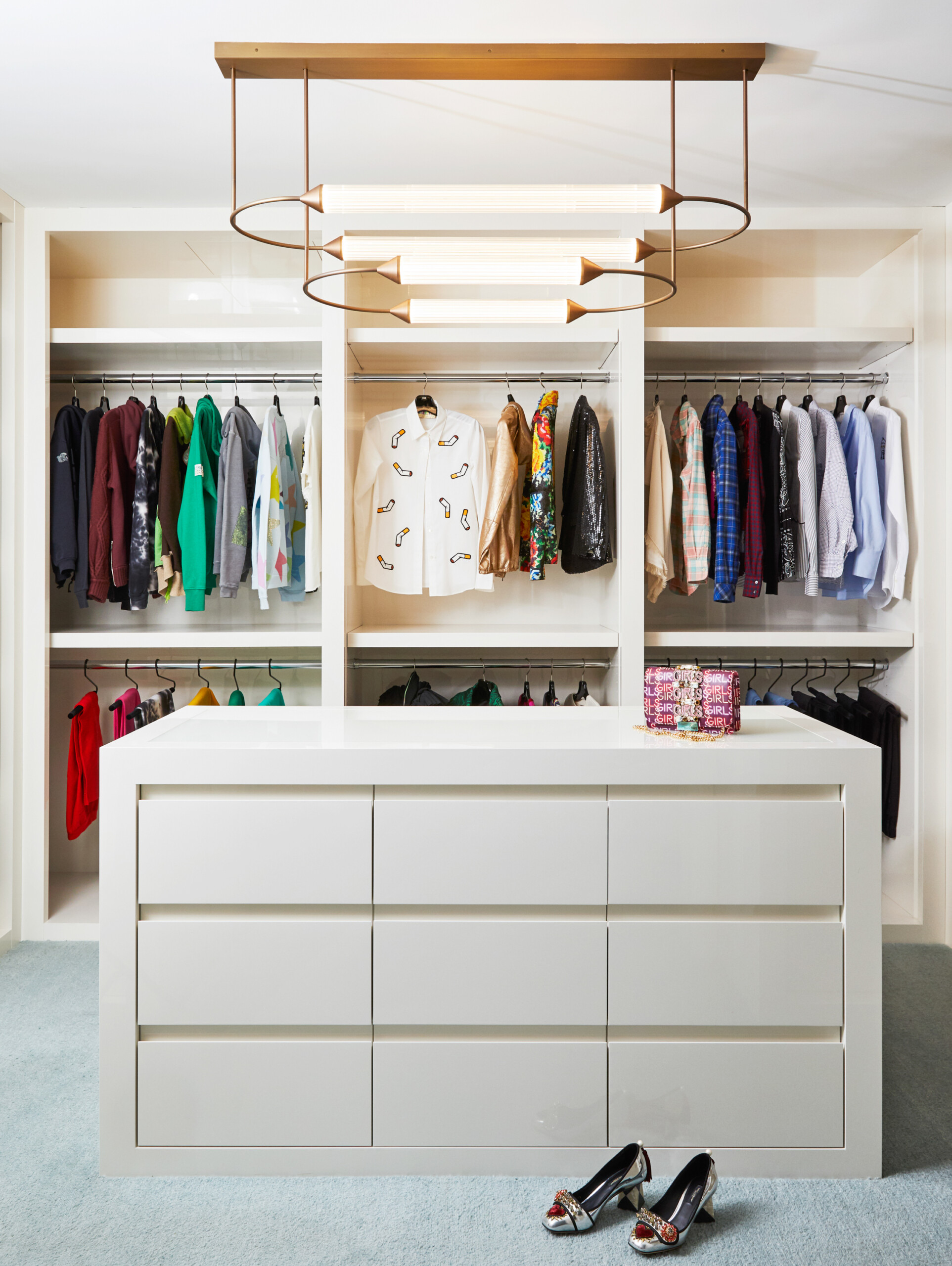 Colorful Collector's Abode, Closet, Photography by Genevieve Garruppo