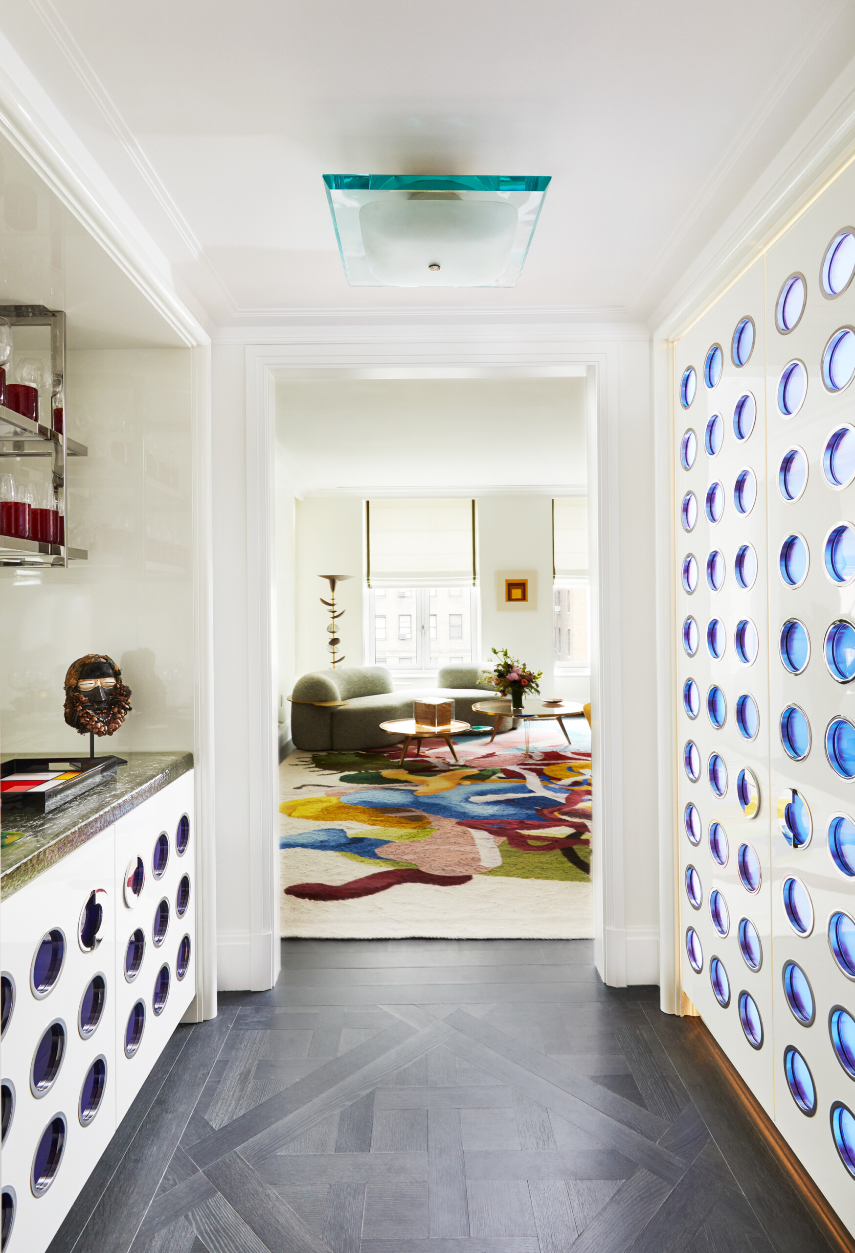 Colorful Collector's Abode, Entryway, Photography by Genevieve Garruppo