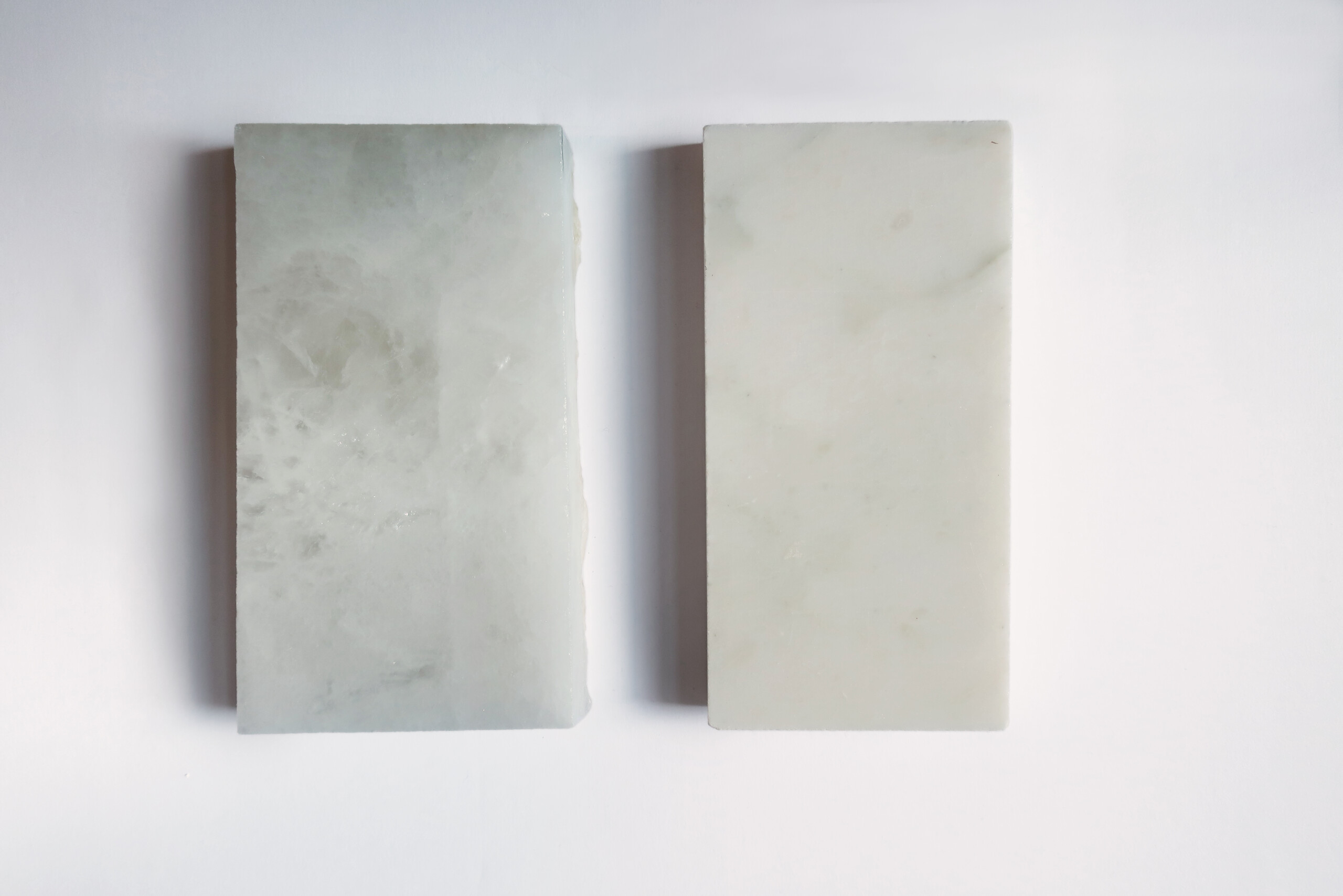 Quartzite and Marble Material Samples for Interior Design