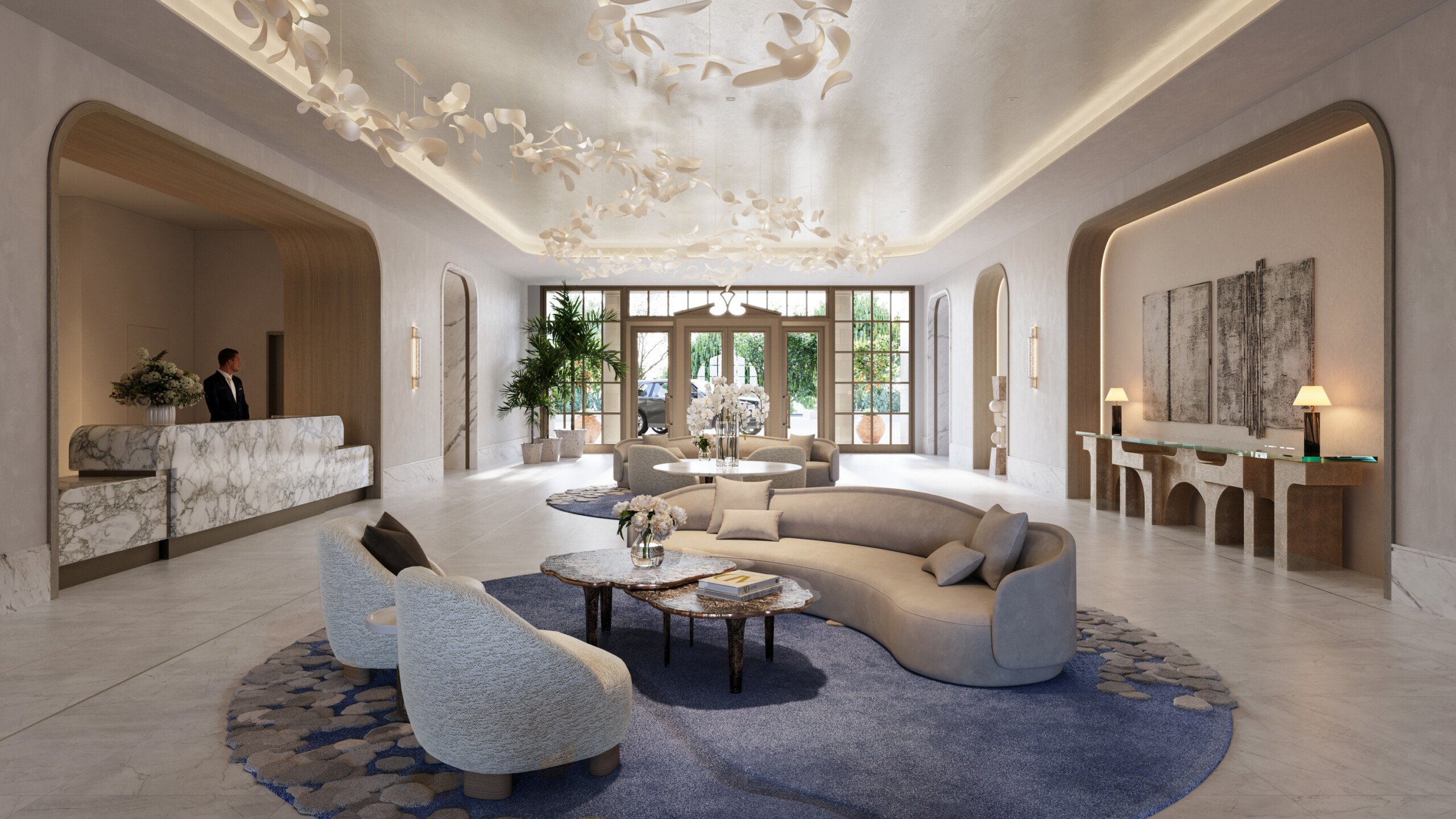 South Flagler House, Lobby