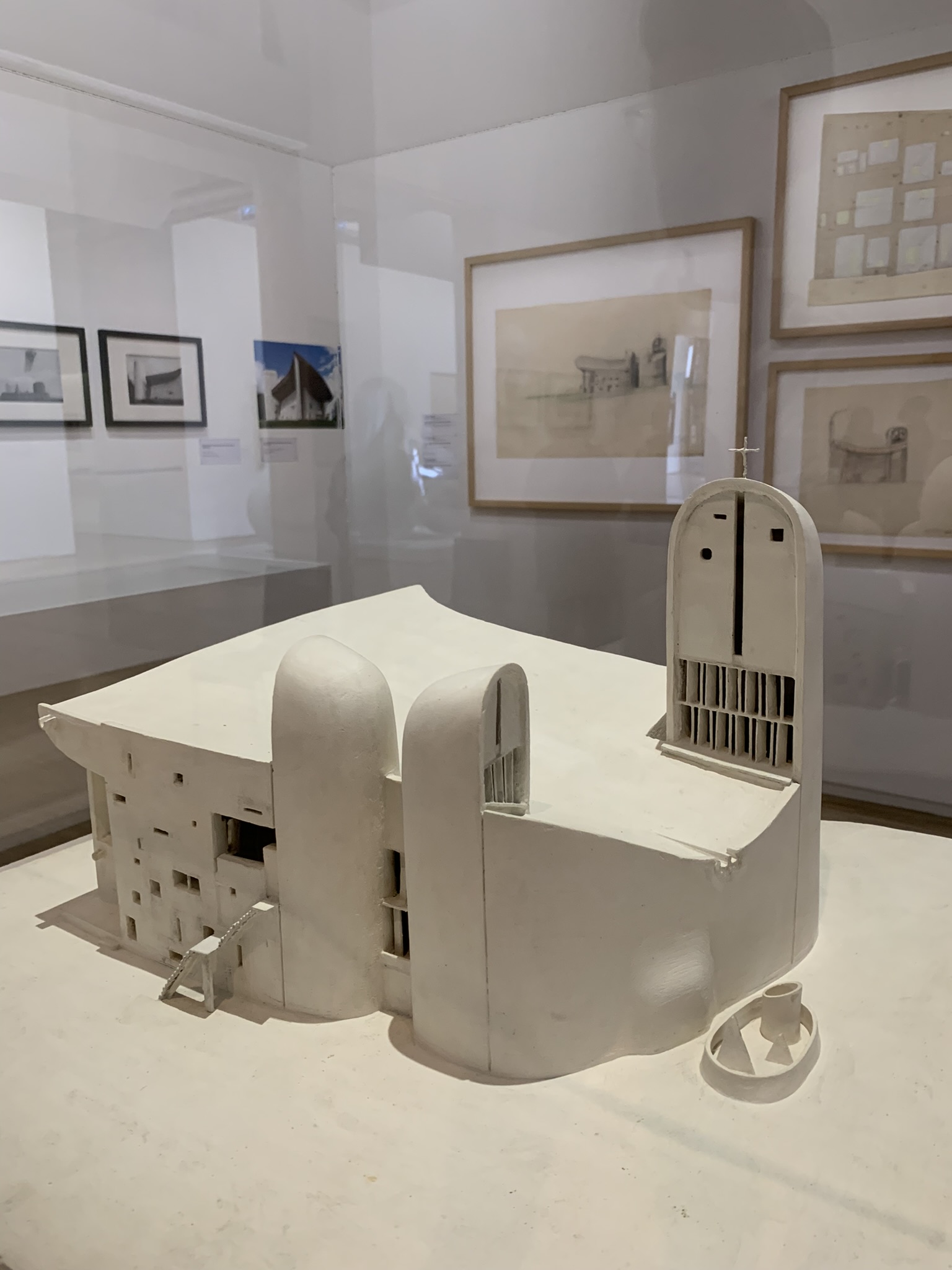 Centre Pompidou Le Corbusier Ronchamp Maquette