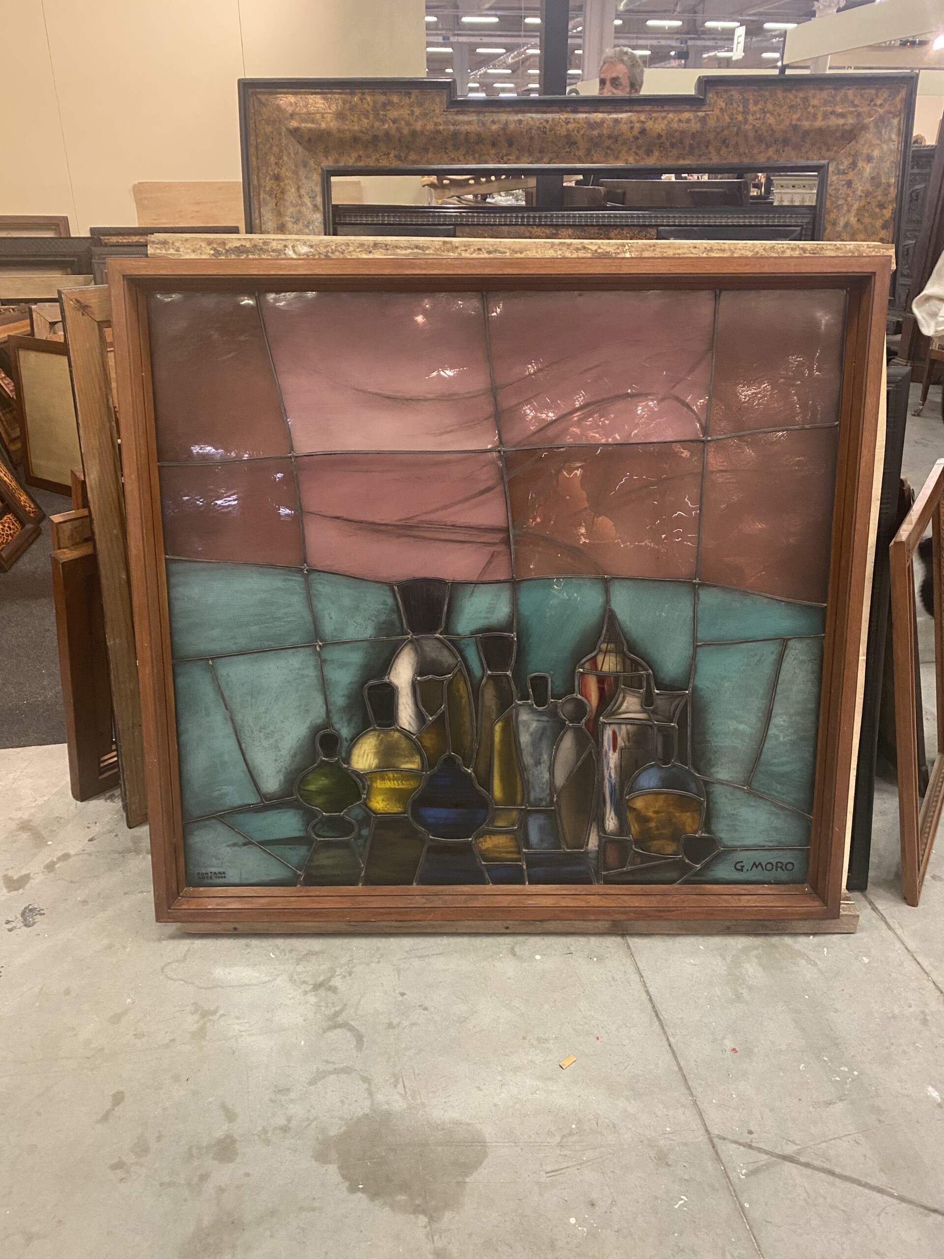 Mercanteinfiera 2022, Fontana Arte Stained Glass Window