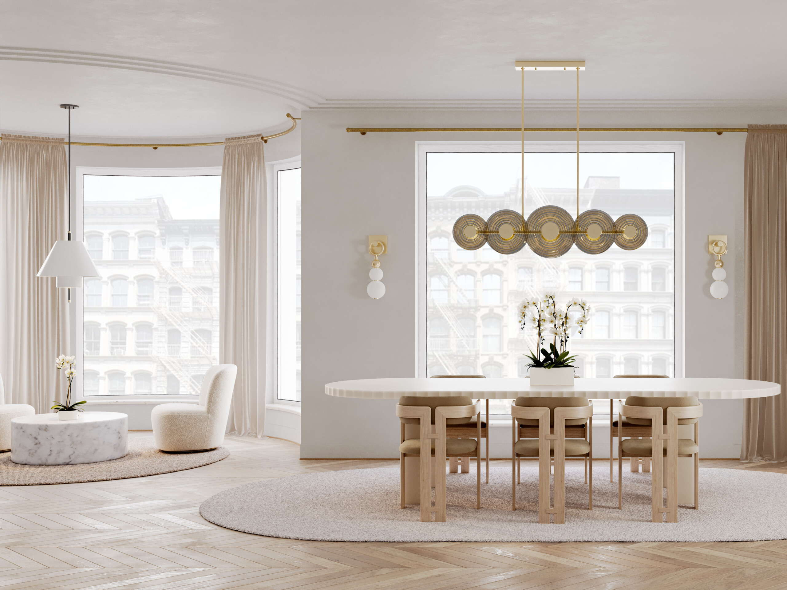 Pembrooke & Ives X Hudson Valley Lighting Collaboration, Rendering