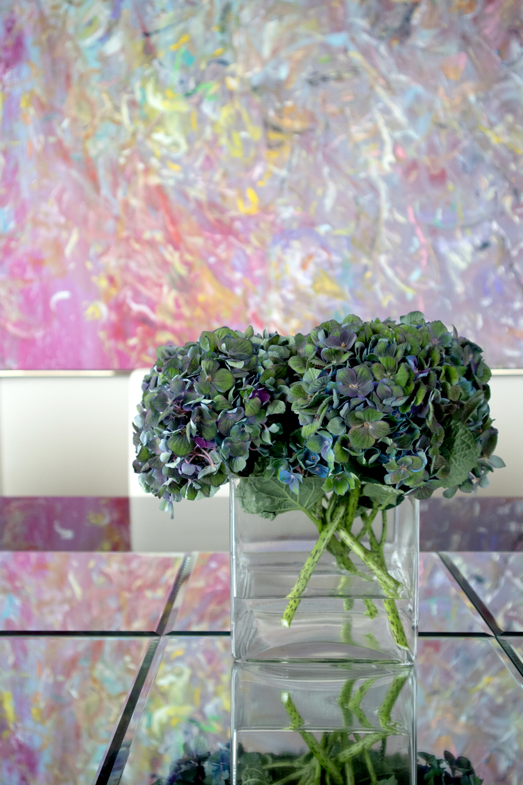 Hydrangeas for staging by Pembrooke & Ives.