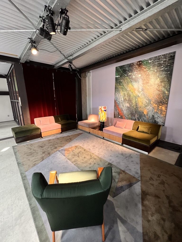 Nilufar showroom, mid century modern furniture from Milan Design Week 2023