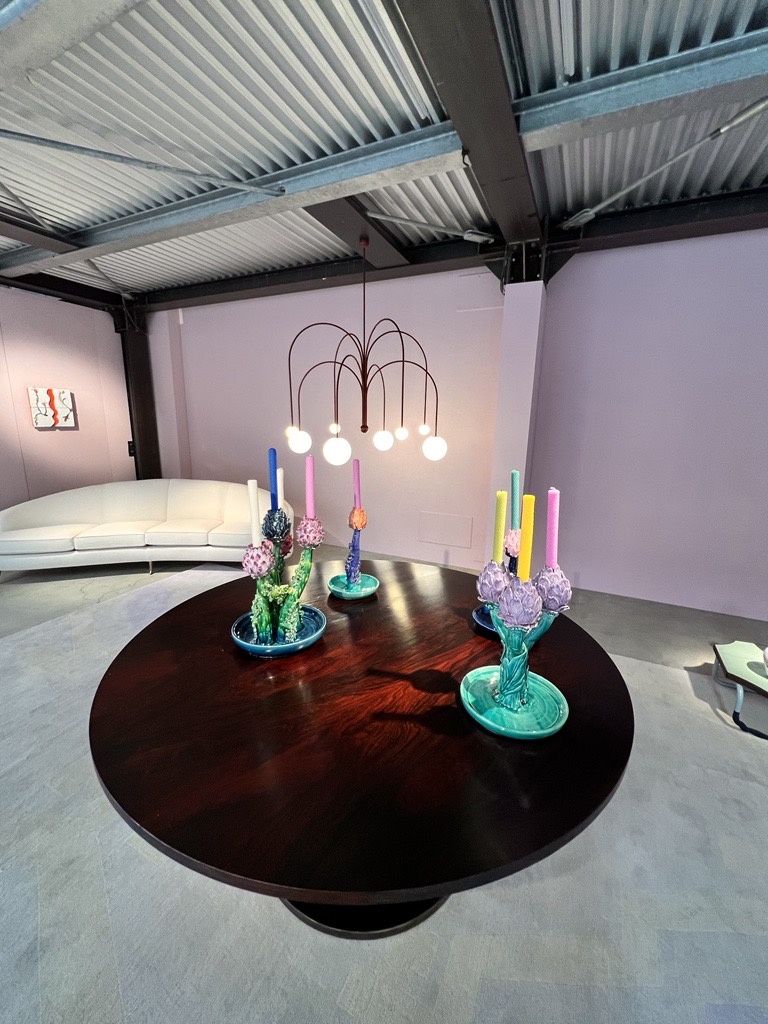 Nilufar, ceramic candle holders, Milan Design Week 2023