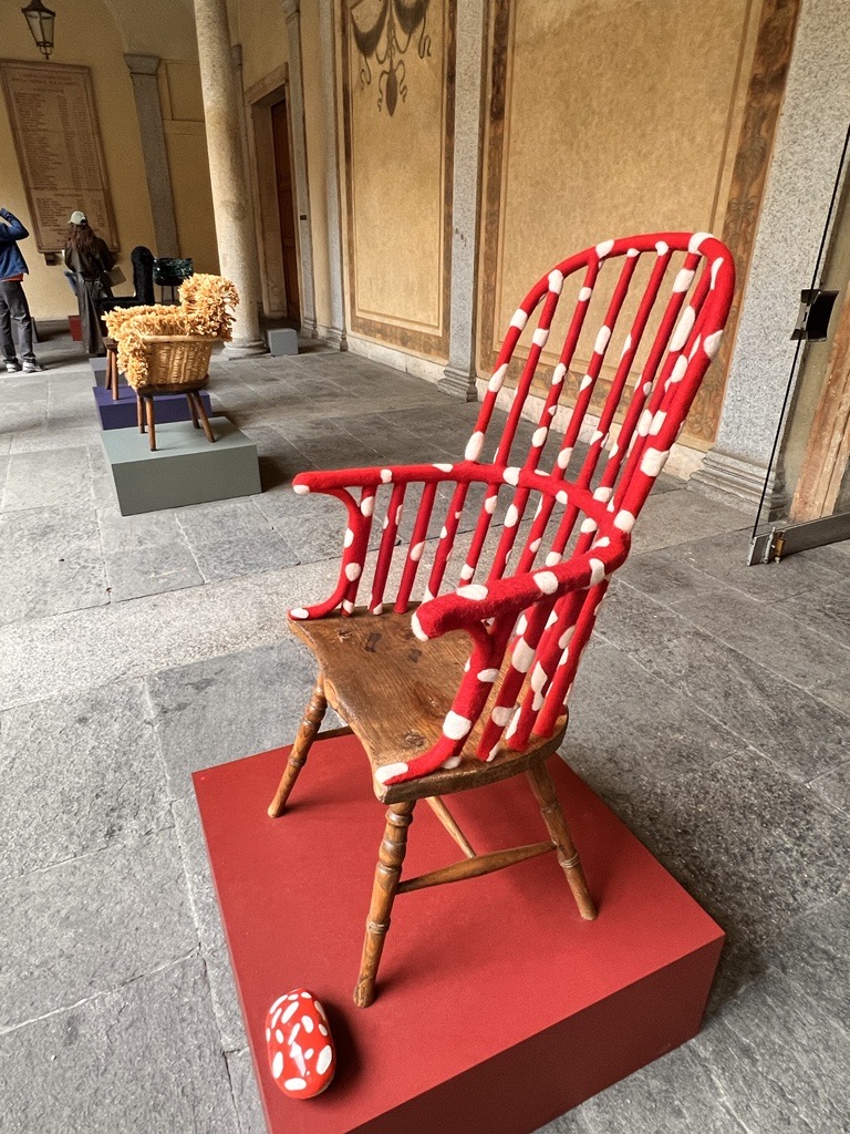 Loewe mushroom armchair from Milan design week 2023