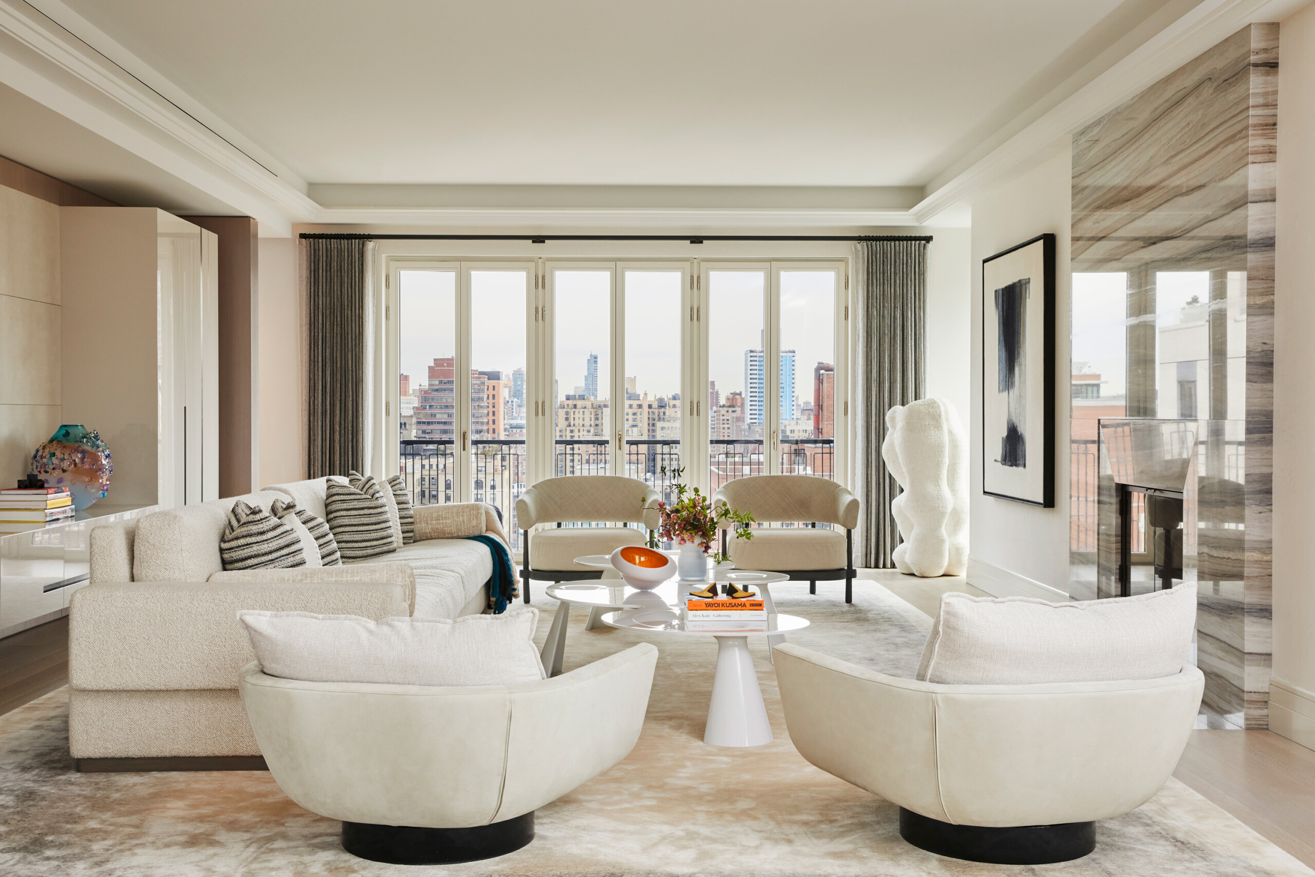 Uptown Penthouse, Living Room, Photography by Genevieve Garruppo
