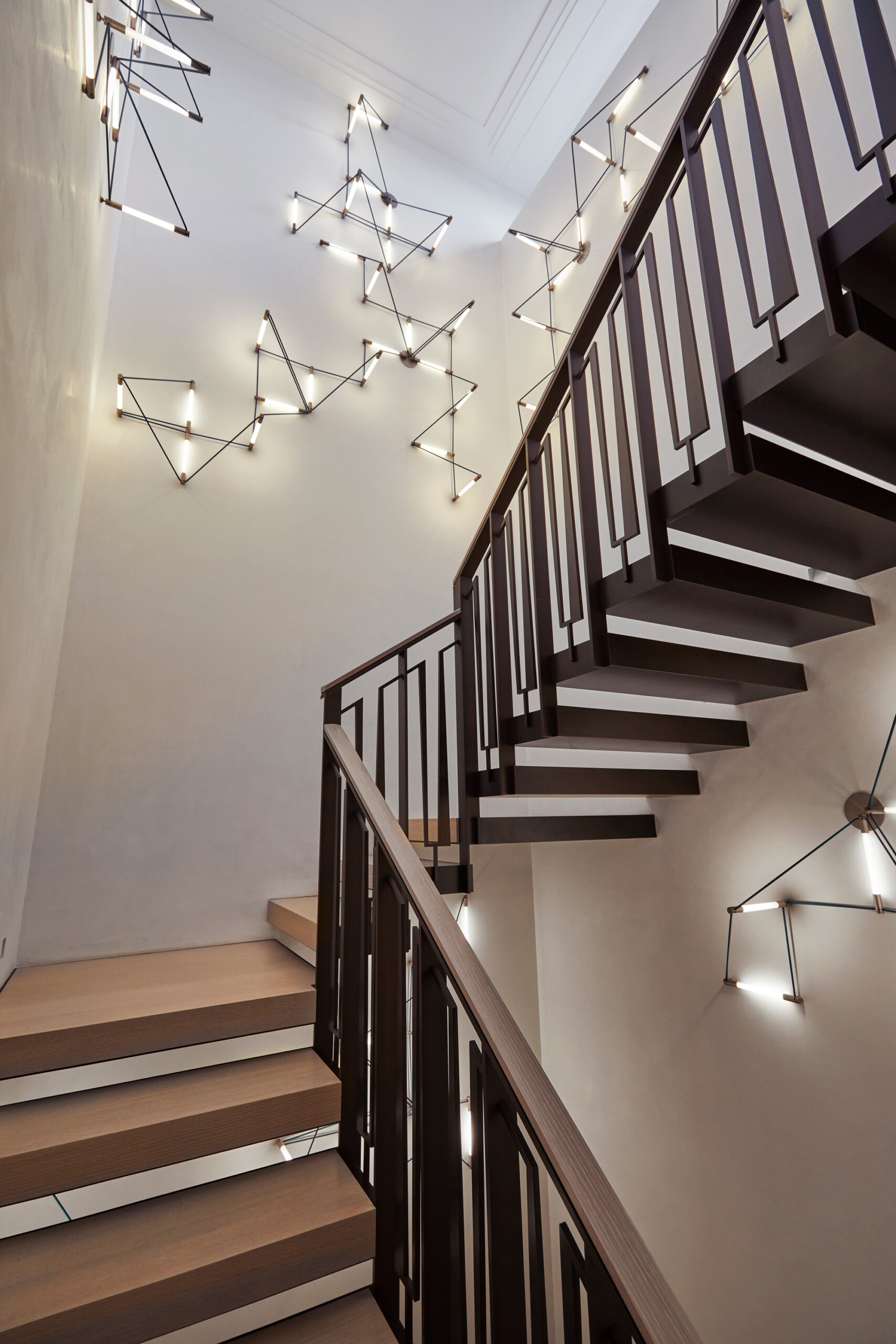 Uptown Penthouse, Stairwell, Photography by Genevieve Garruppo