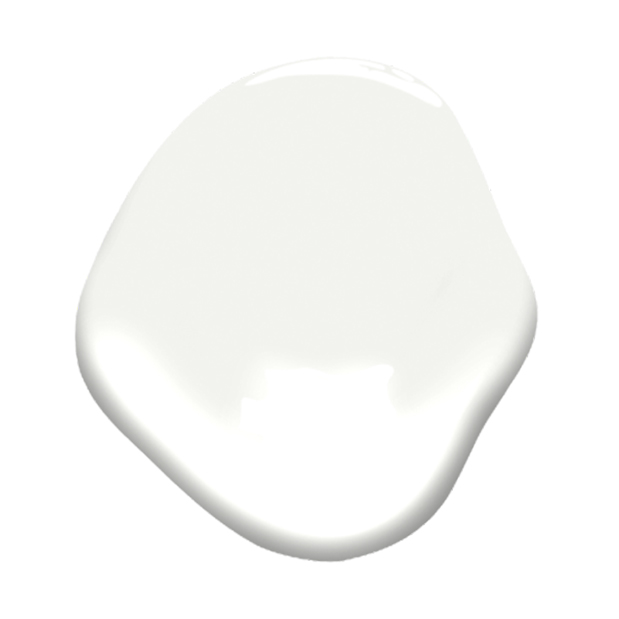 Super White paint swatch by Benjamin Moore