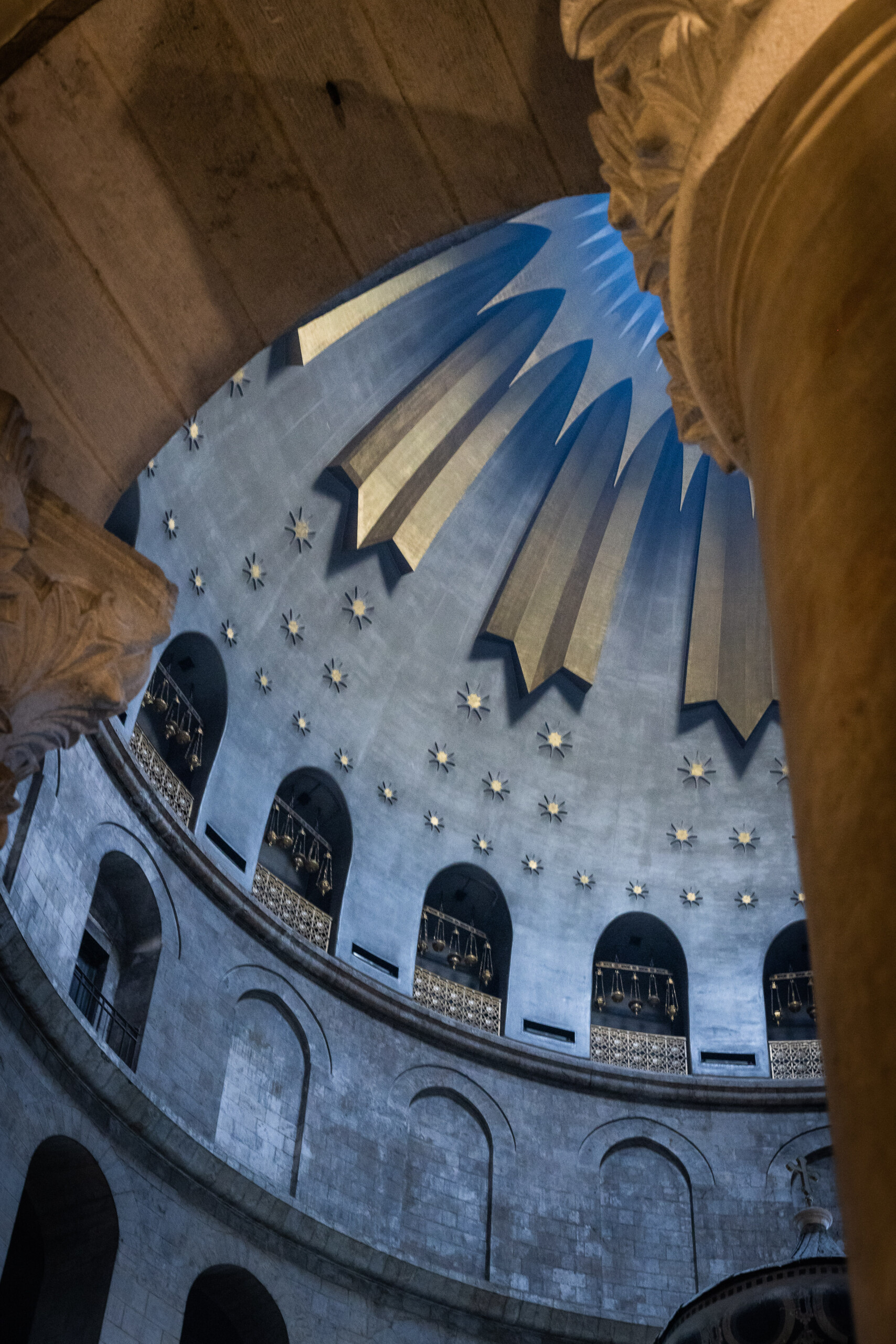Dome of the church in the Old City of Israel
