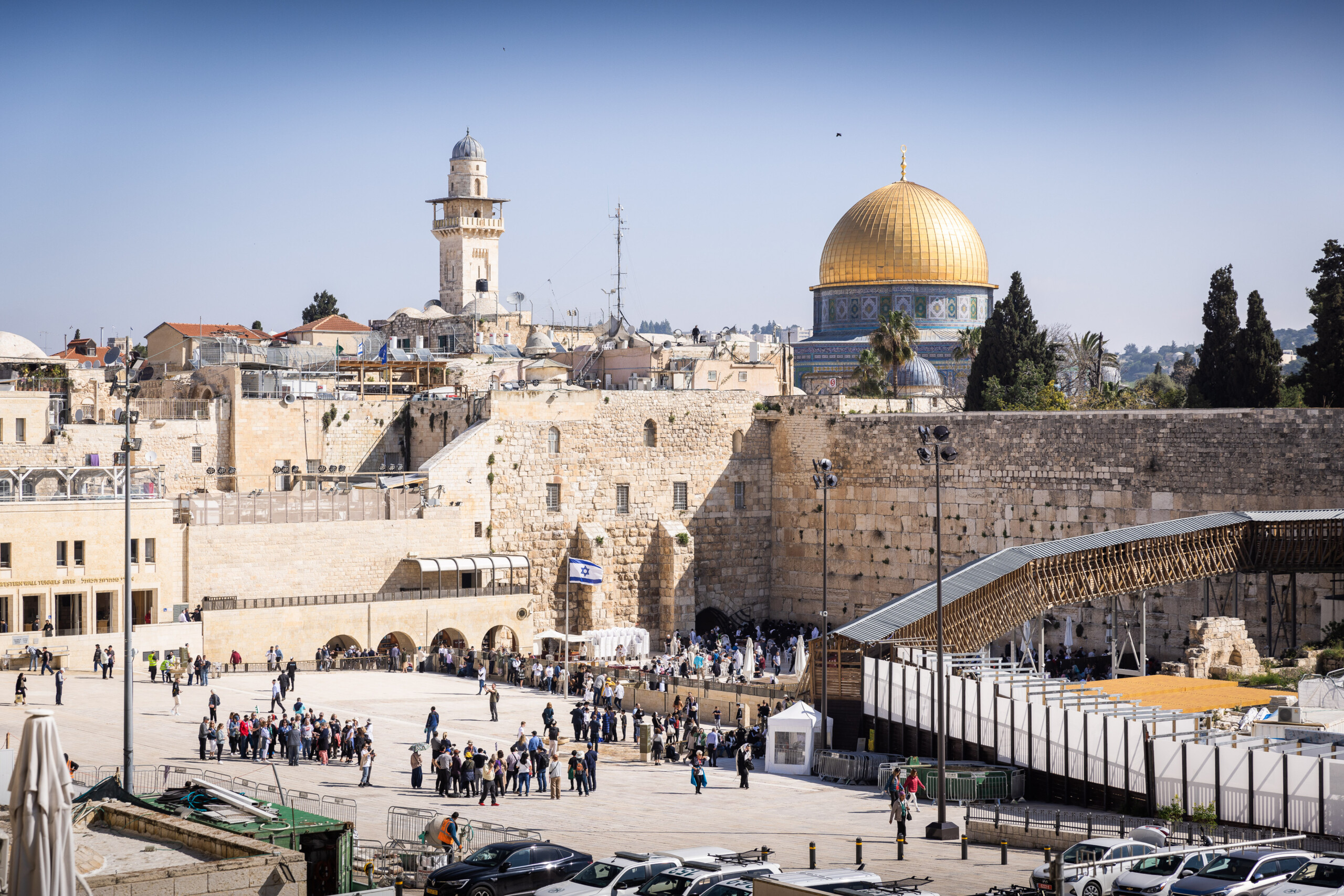 The Old City of Israel. Gold Dome of the church