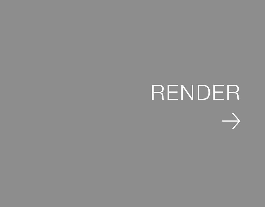 Gray background with white text that reads RENDER with an arrow pointing right.