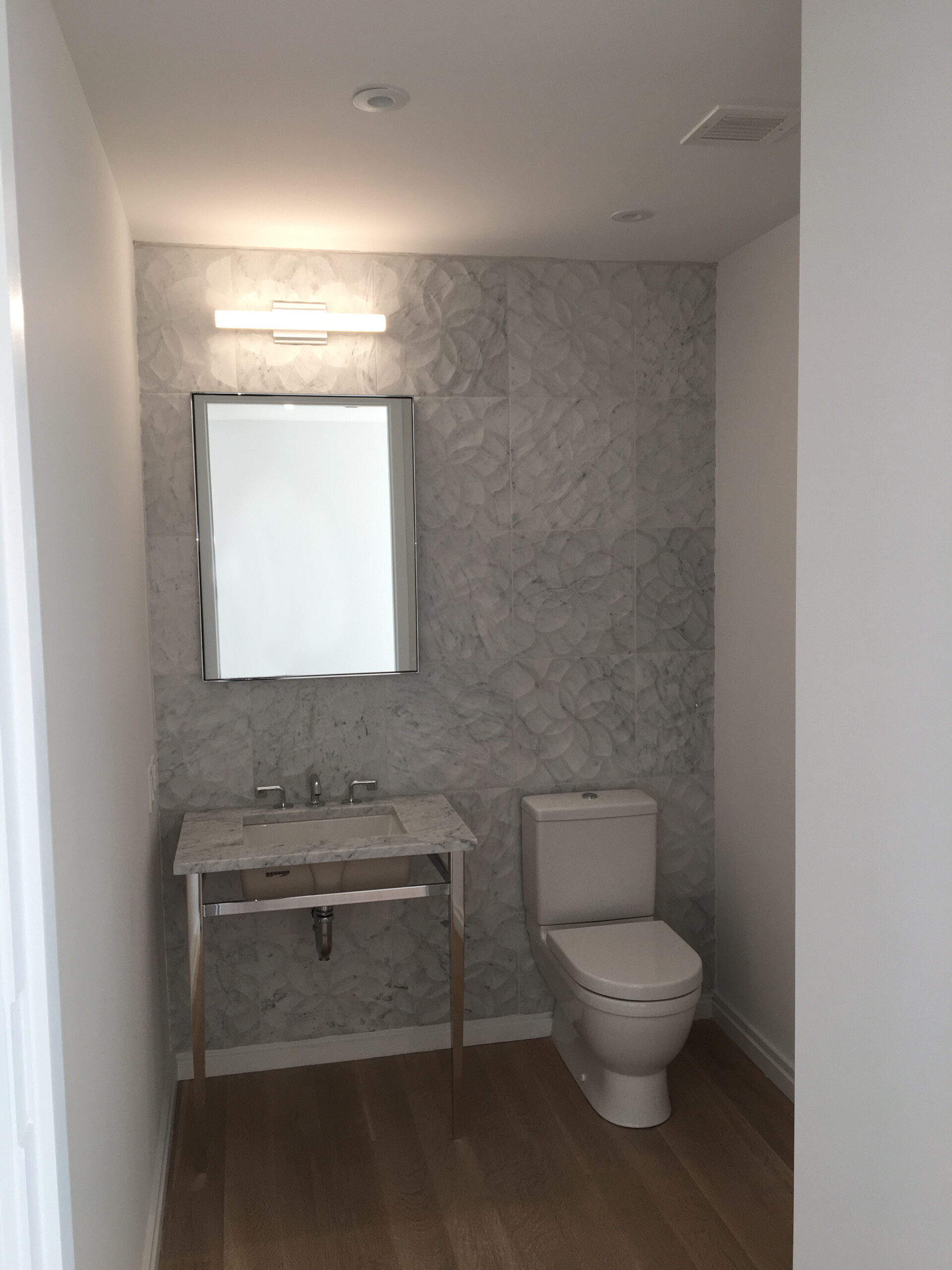 Uptown Penthouse, Powder Room, Before