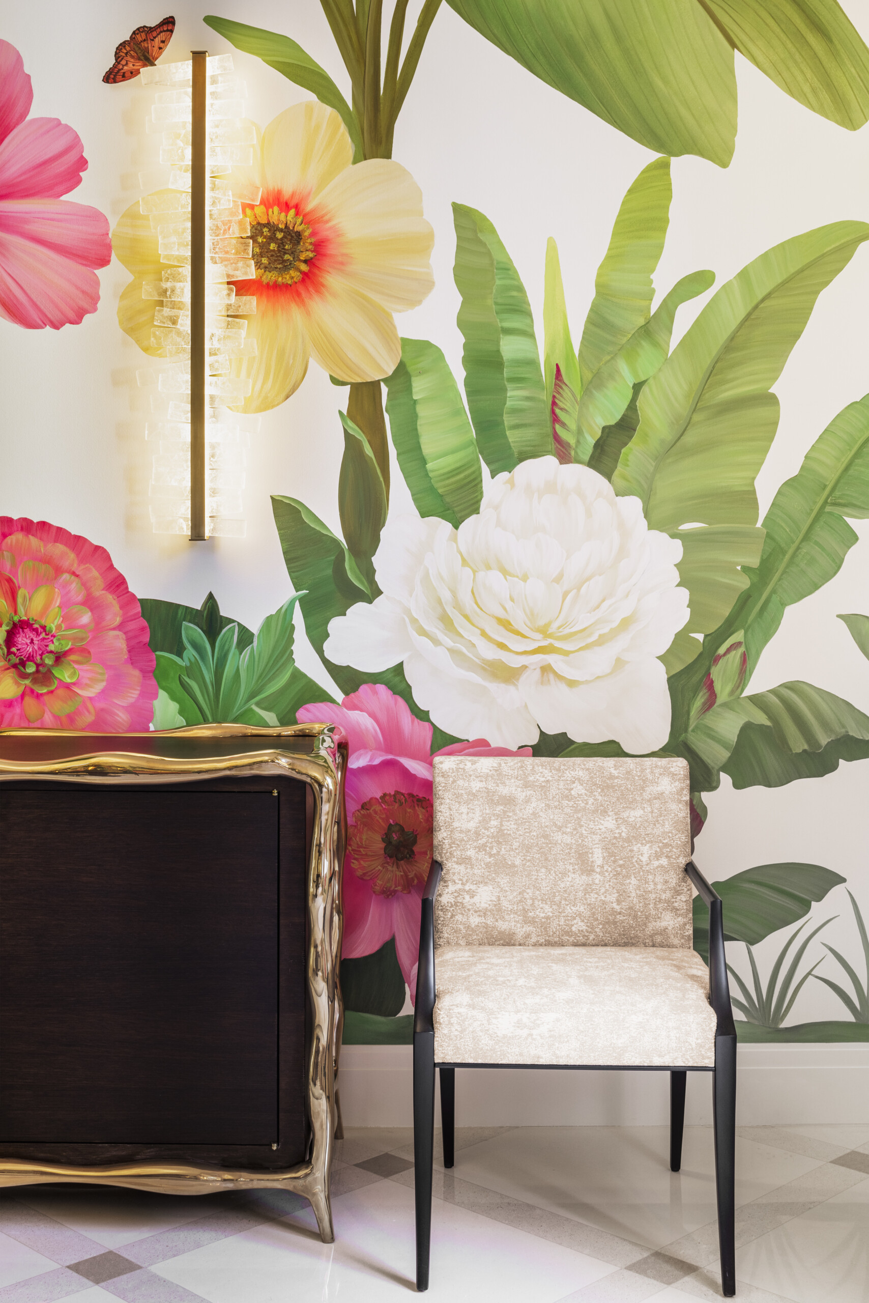 Painted flower by MJ Atelier