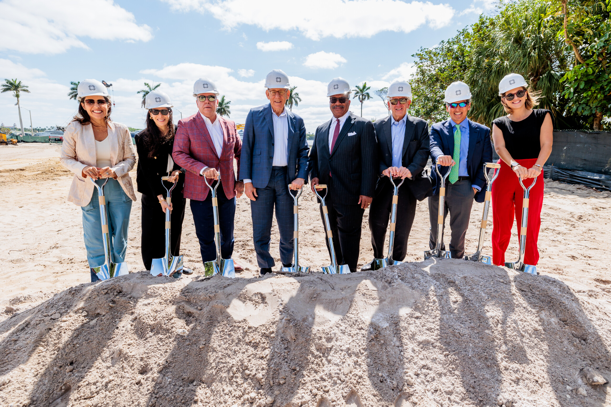 Breaking ground at the Flagler House in West Palm Beach