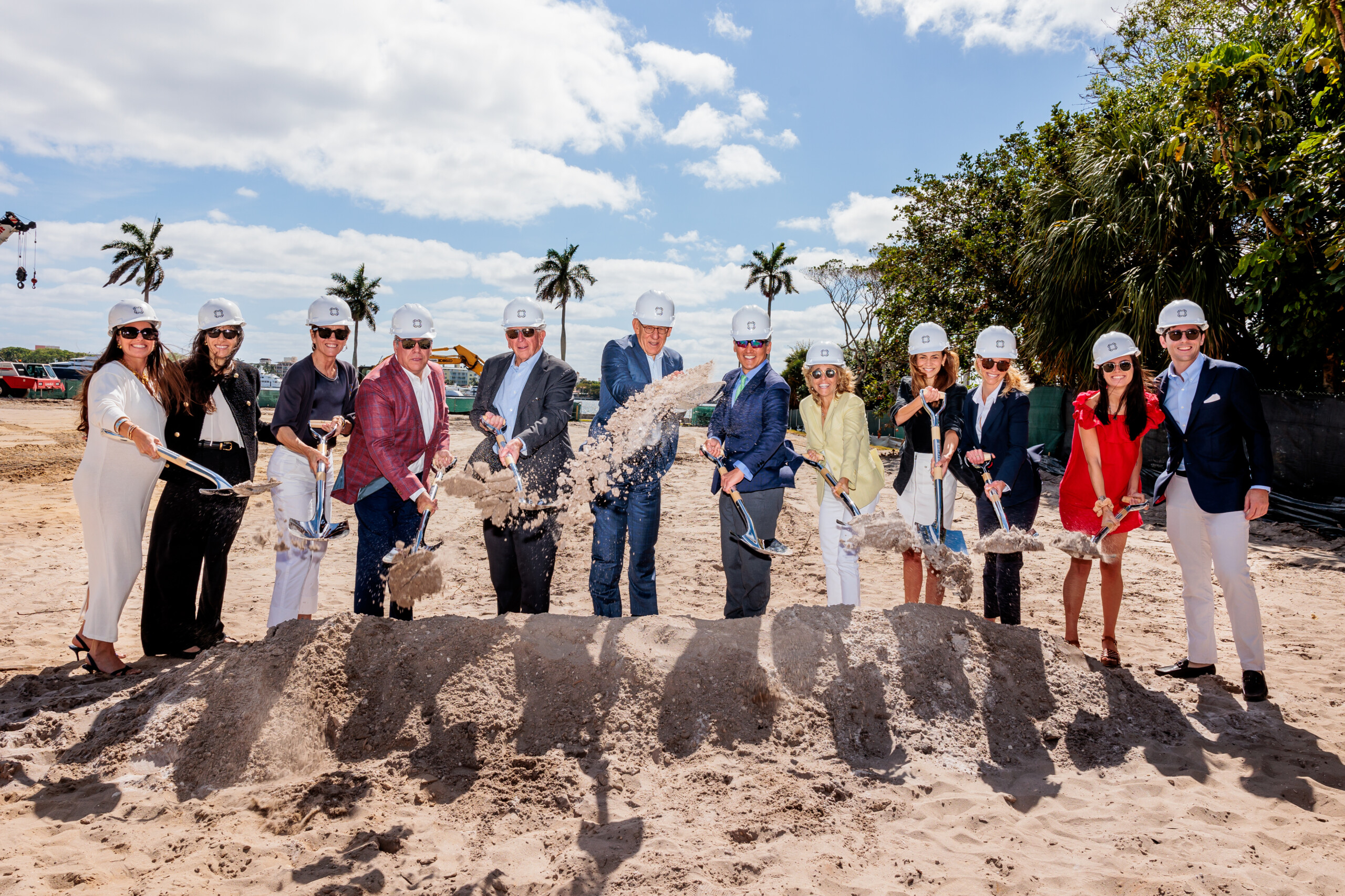 Breaking ground at the Flagler House in West Palm Beach