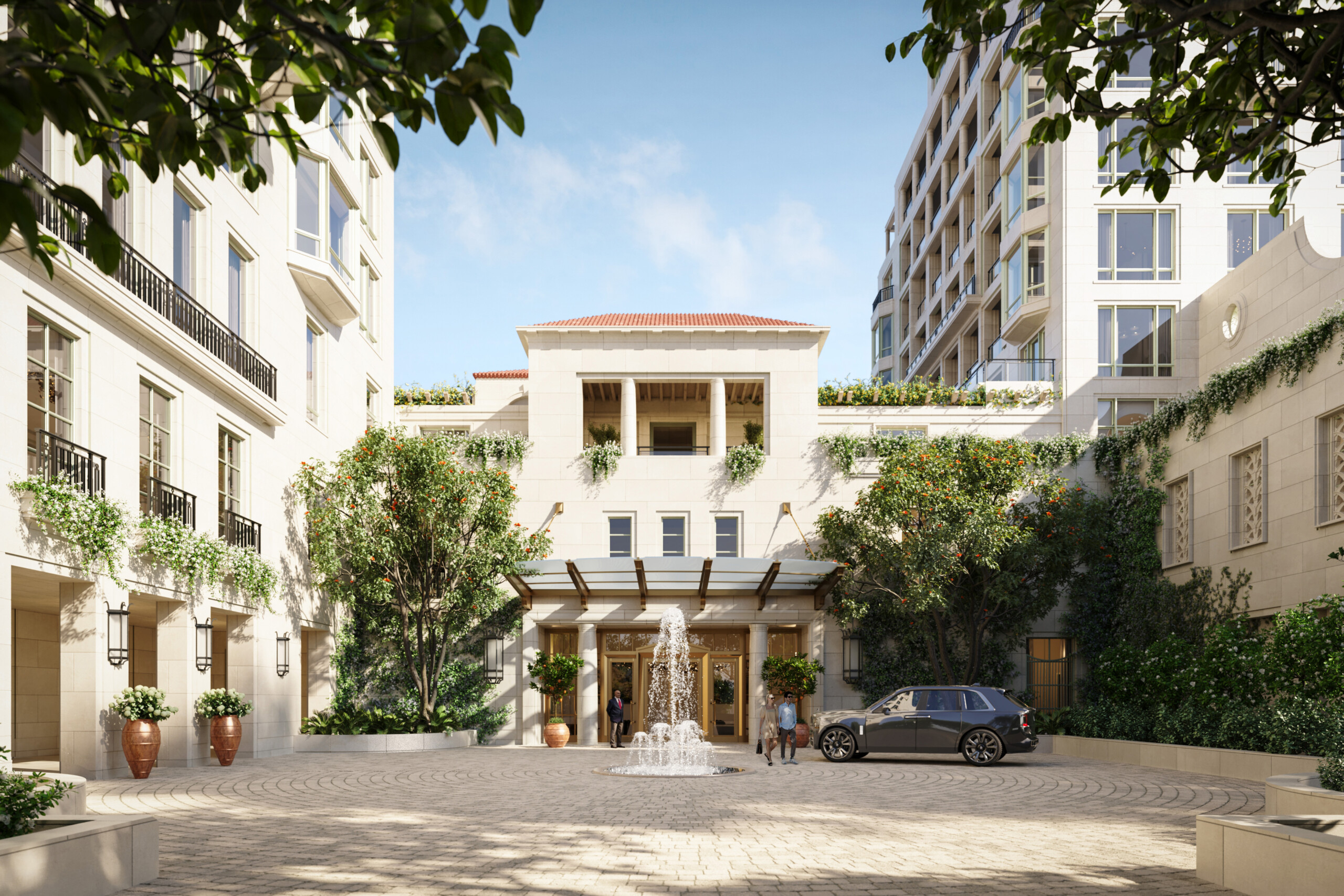 3-D rendering of South Flagler House designed by Pembrooke and Ives