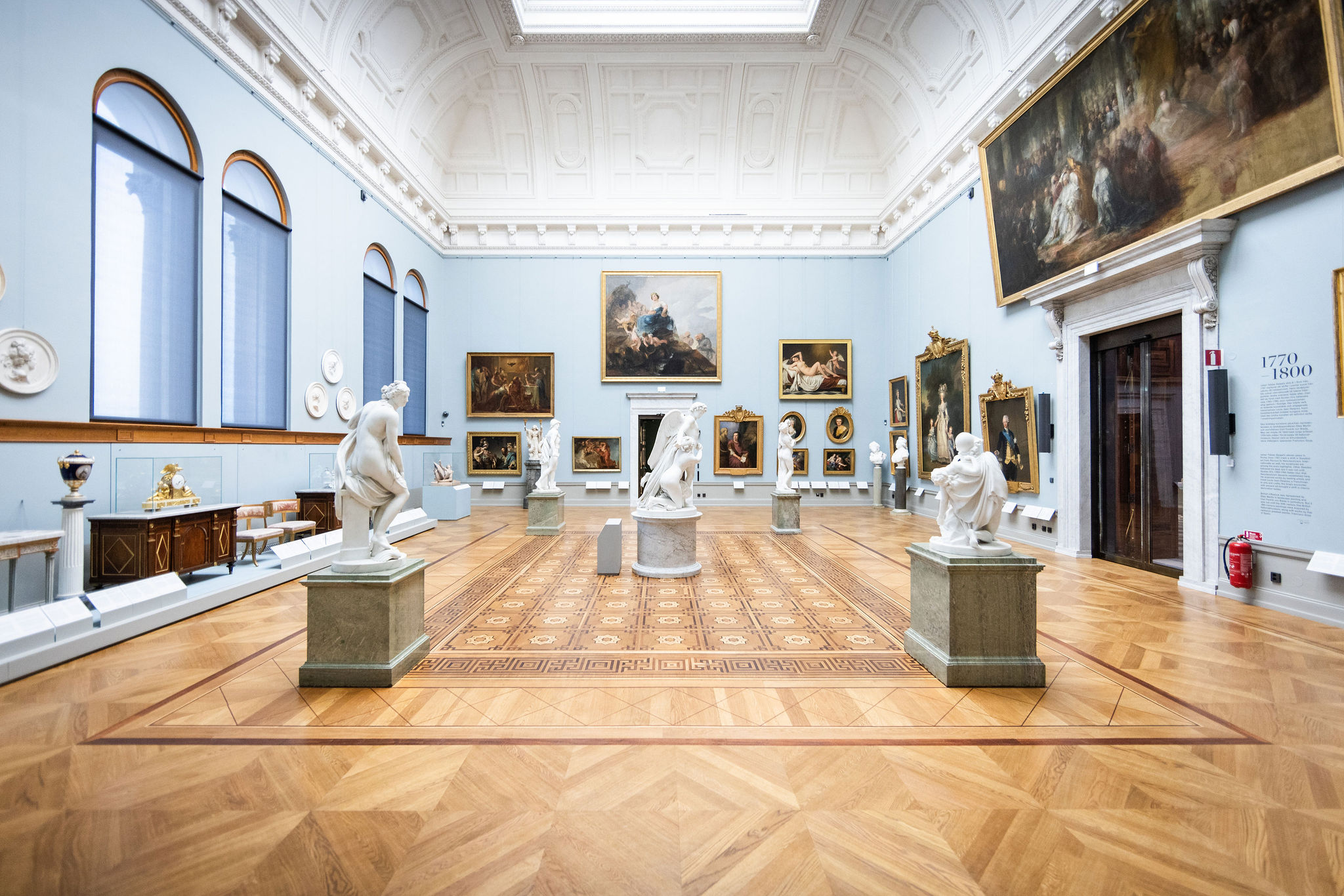 National Museum gallery, Stockholm, Sweden