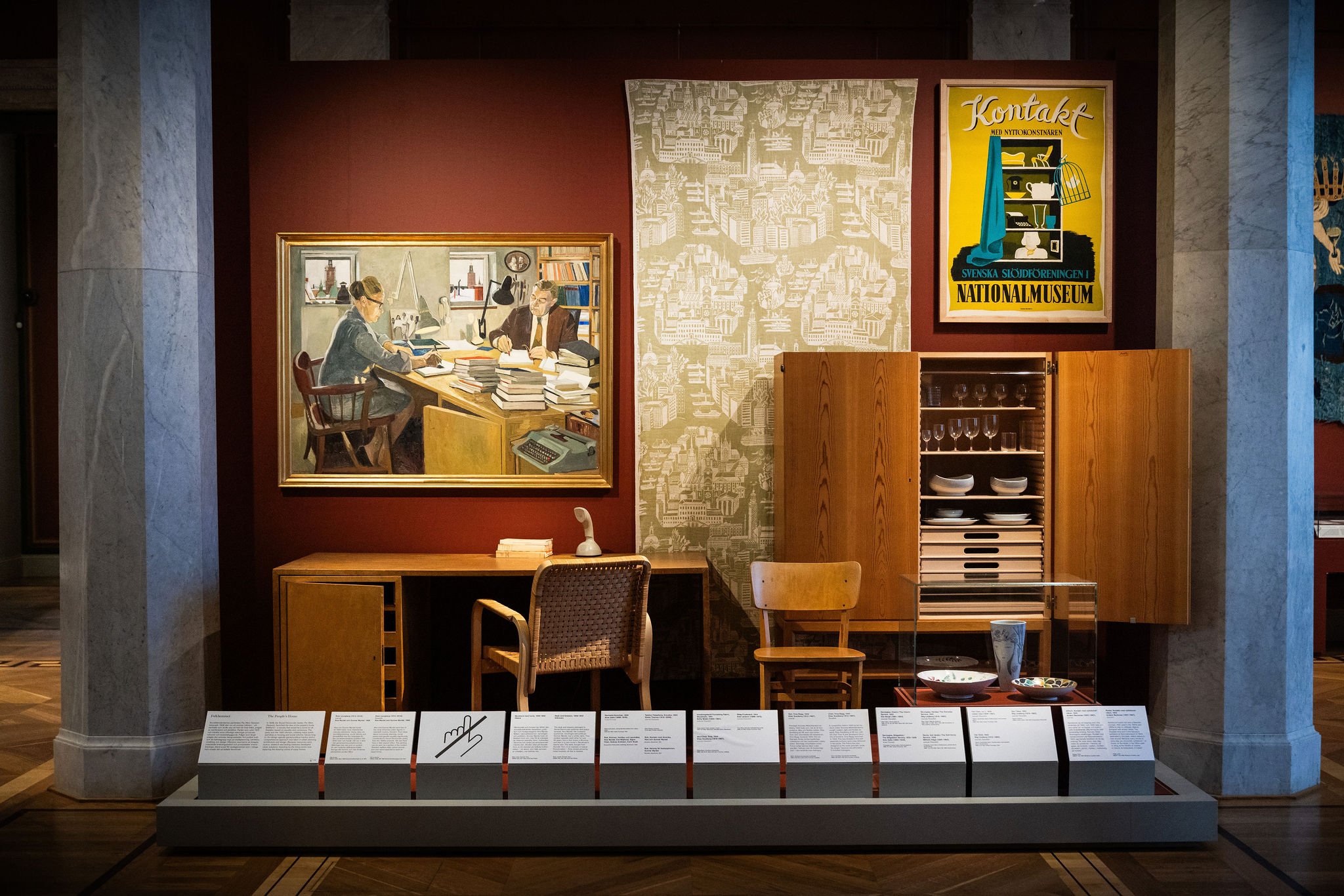 National Museum gallery, Stockholm, Sweden