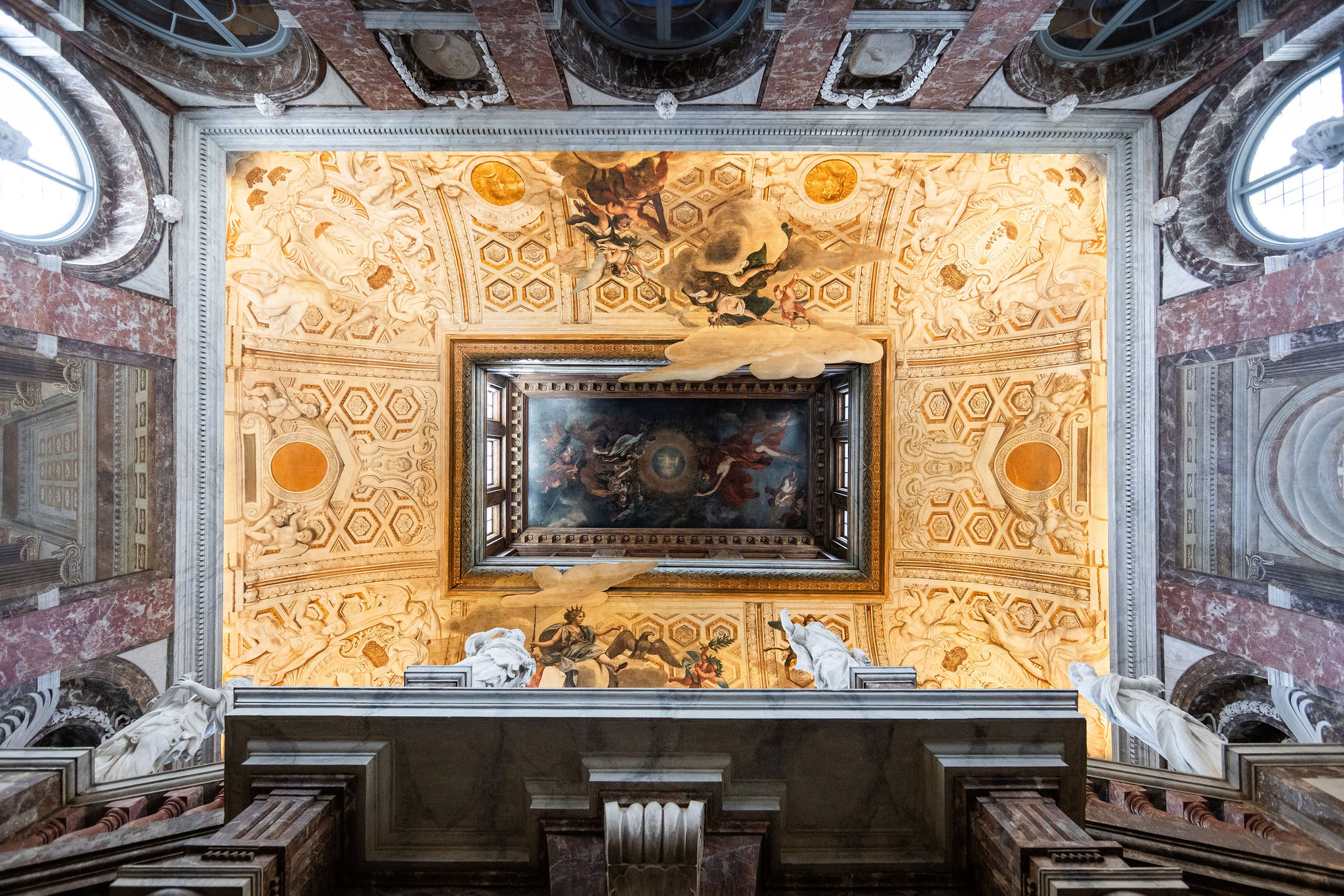 Drottningholm Palace interior, Stockholm, Sweden