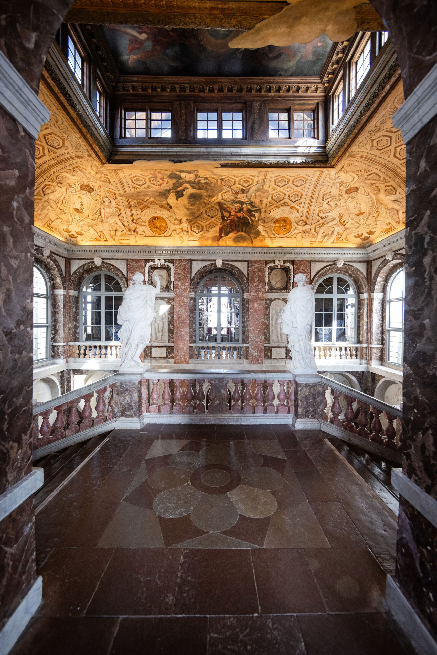 Drottningholm Palace interior, Stockholm, Sweden