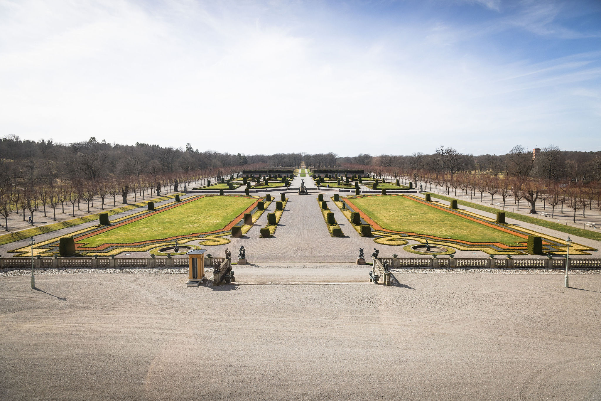 Drottningholm Palace gardens, Stockholm, Sweden