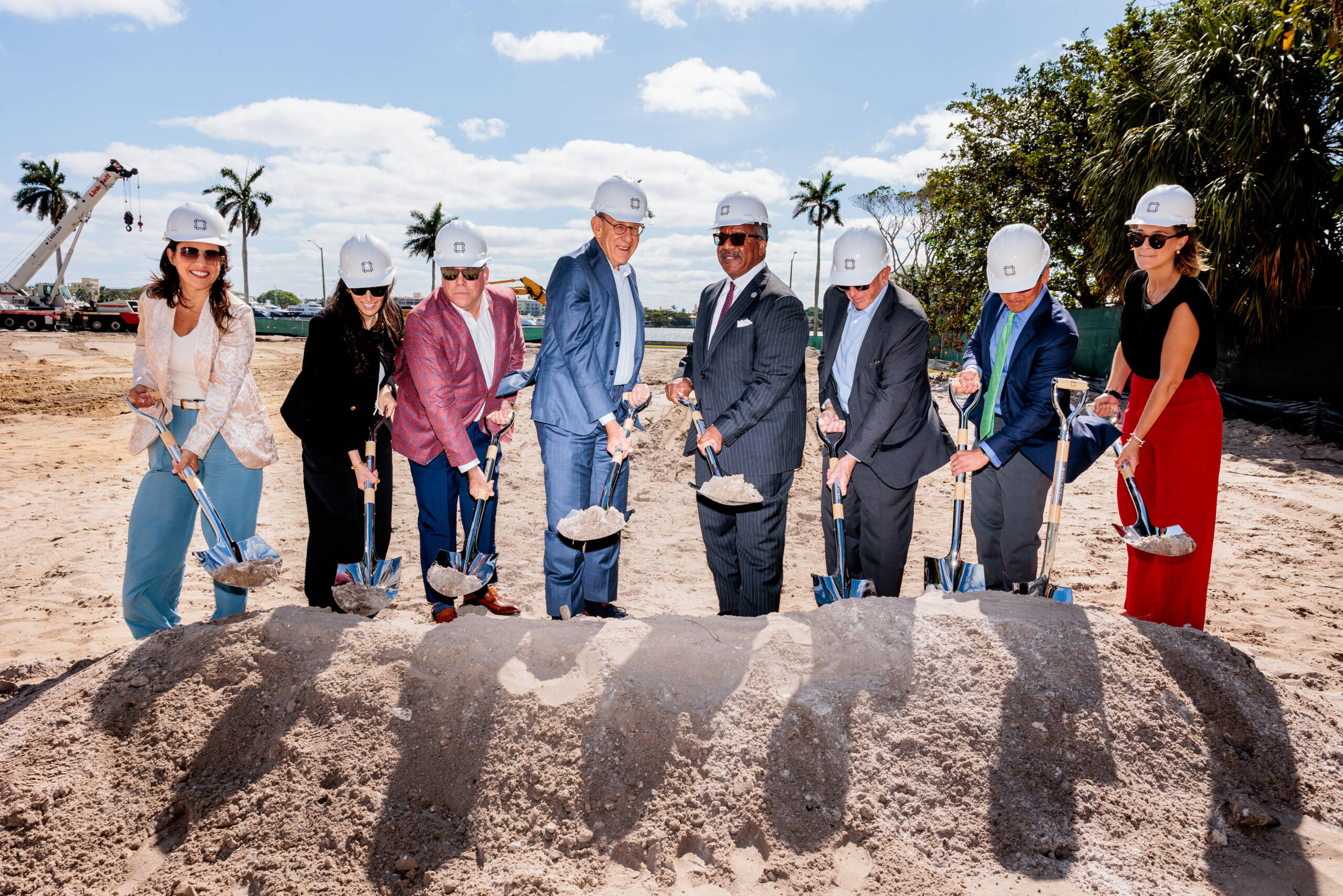Breaking ground at the Flagler House in West Palm Beach