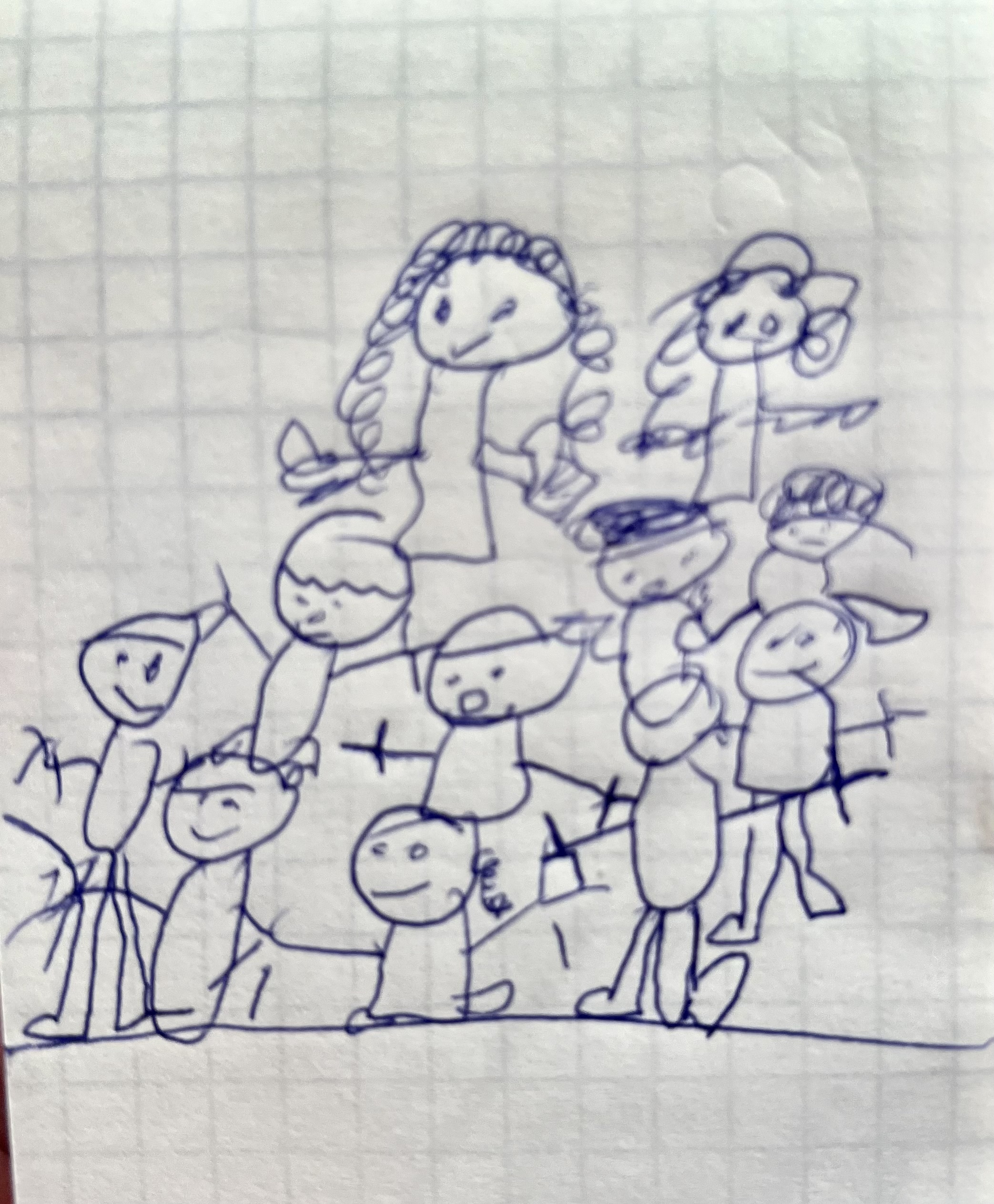 Drawing by child from Pembrooke & Ives bring your Kid to work