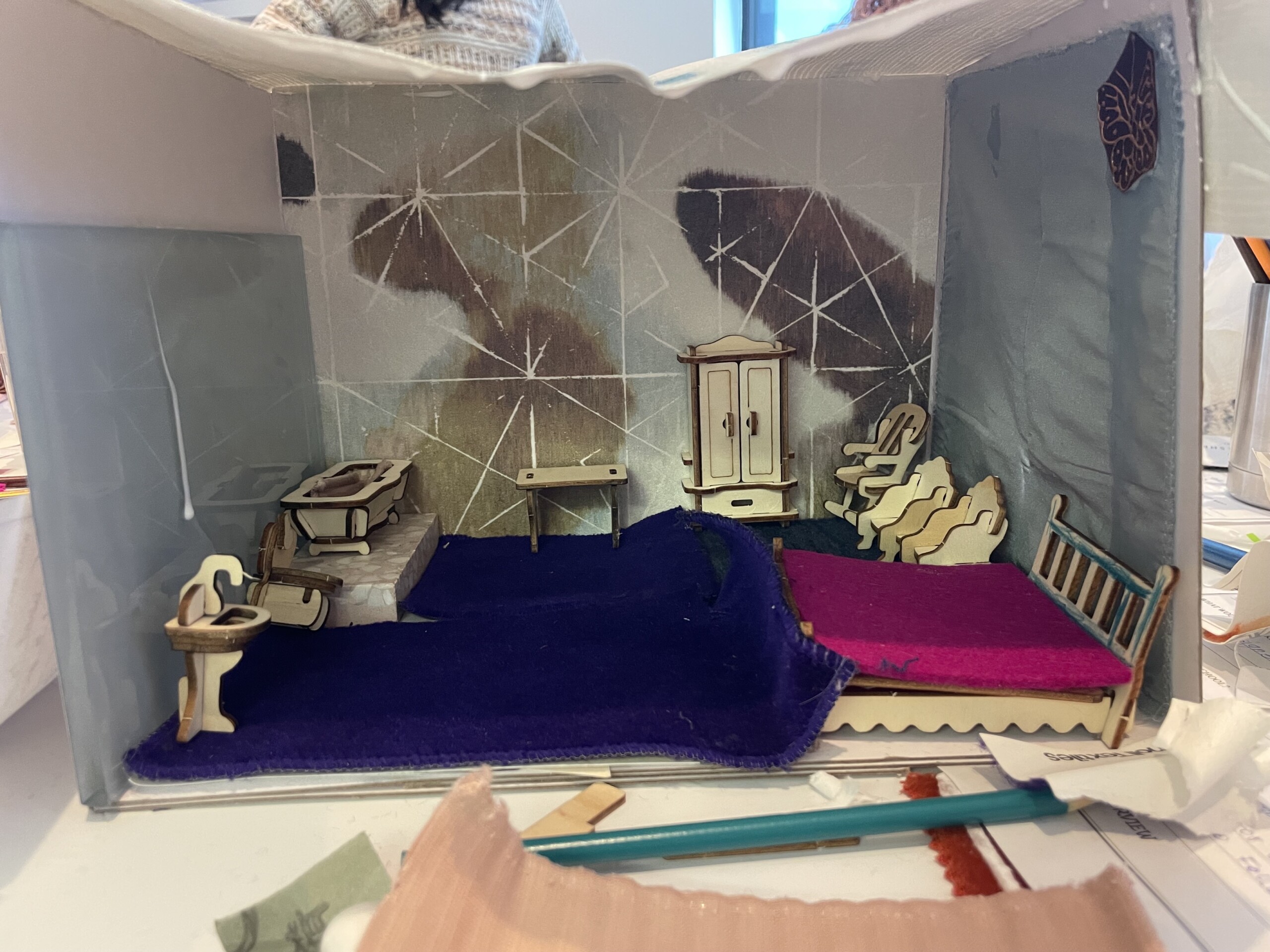Children build 3-d mockup of their dream house for Pembrooke & Ives Bring your kids to work day