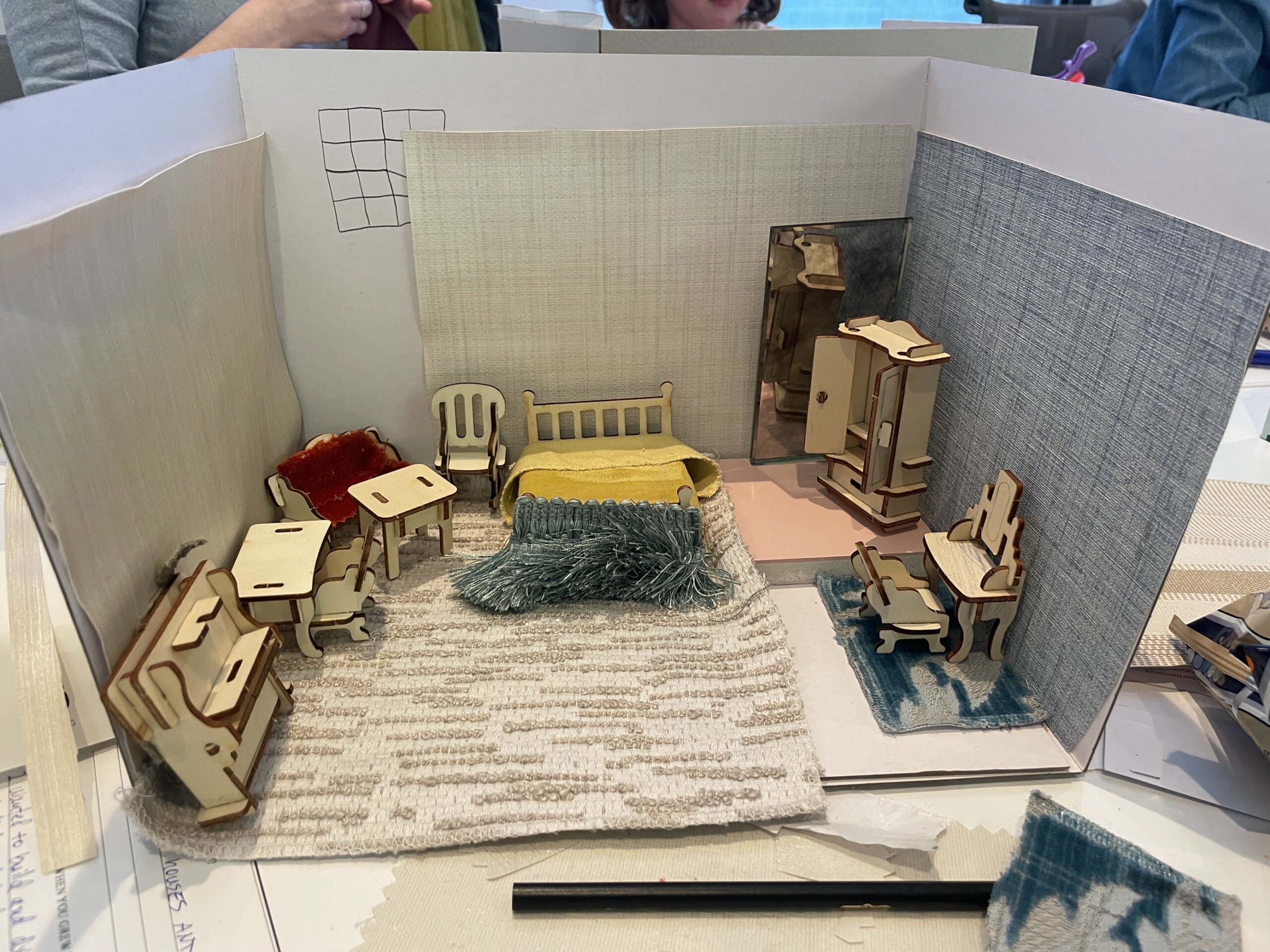 Children build 3-d mockup of their dream house for Pembrooke & Ives Bring your kids to work day