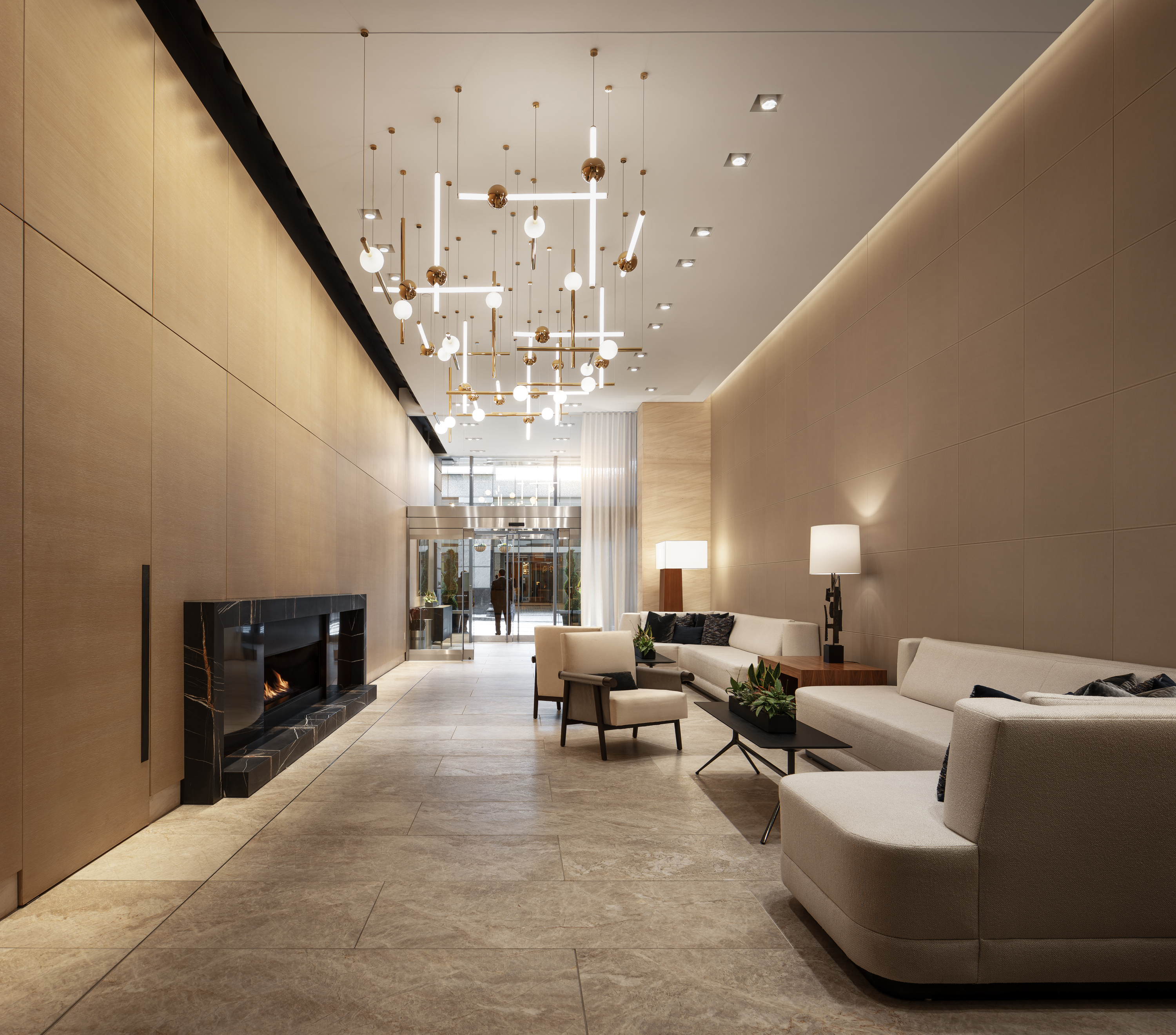 Ritz-Carlton Residences, Lobby, Interior Design by Pembrooke & Ives, Photo by Matthew Delphenich
