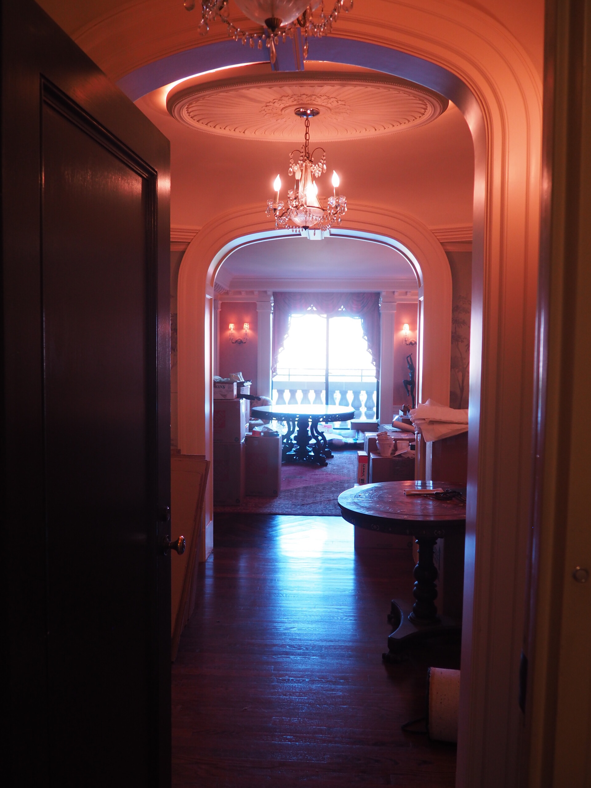 Luxe Urban Abode entryway, Before