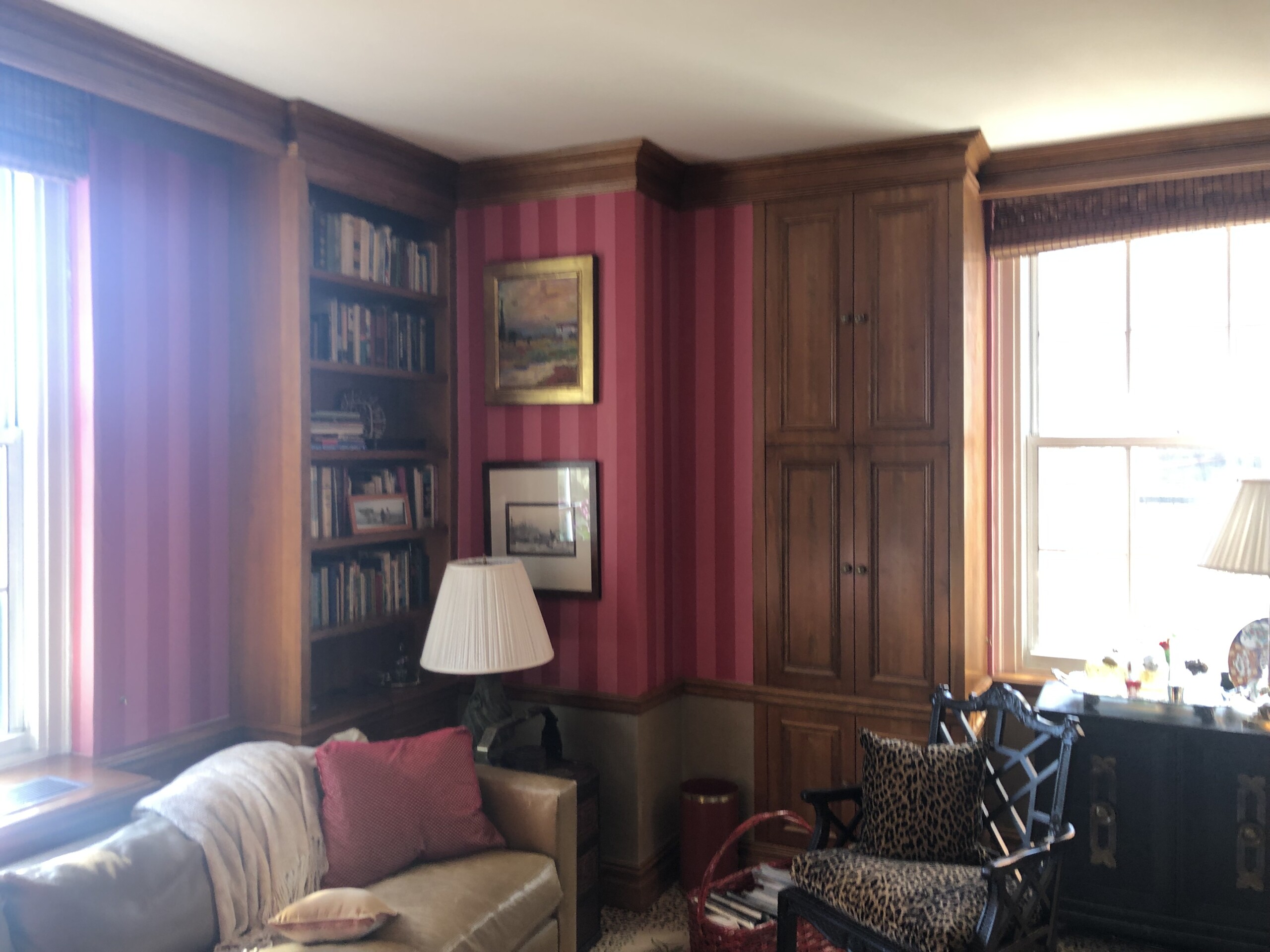 Luxe Urban Abode library, Before