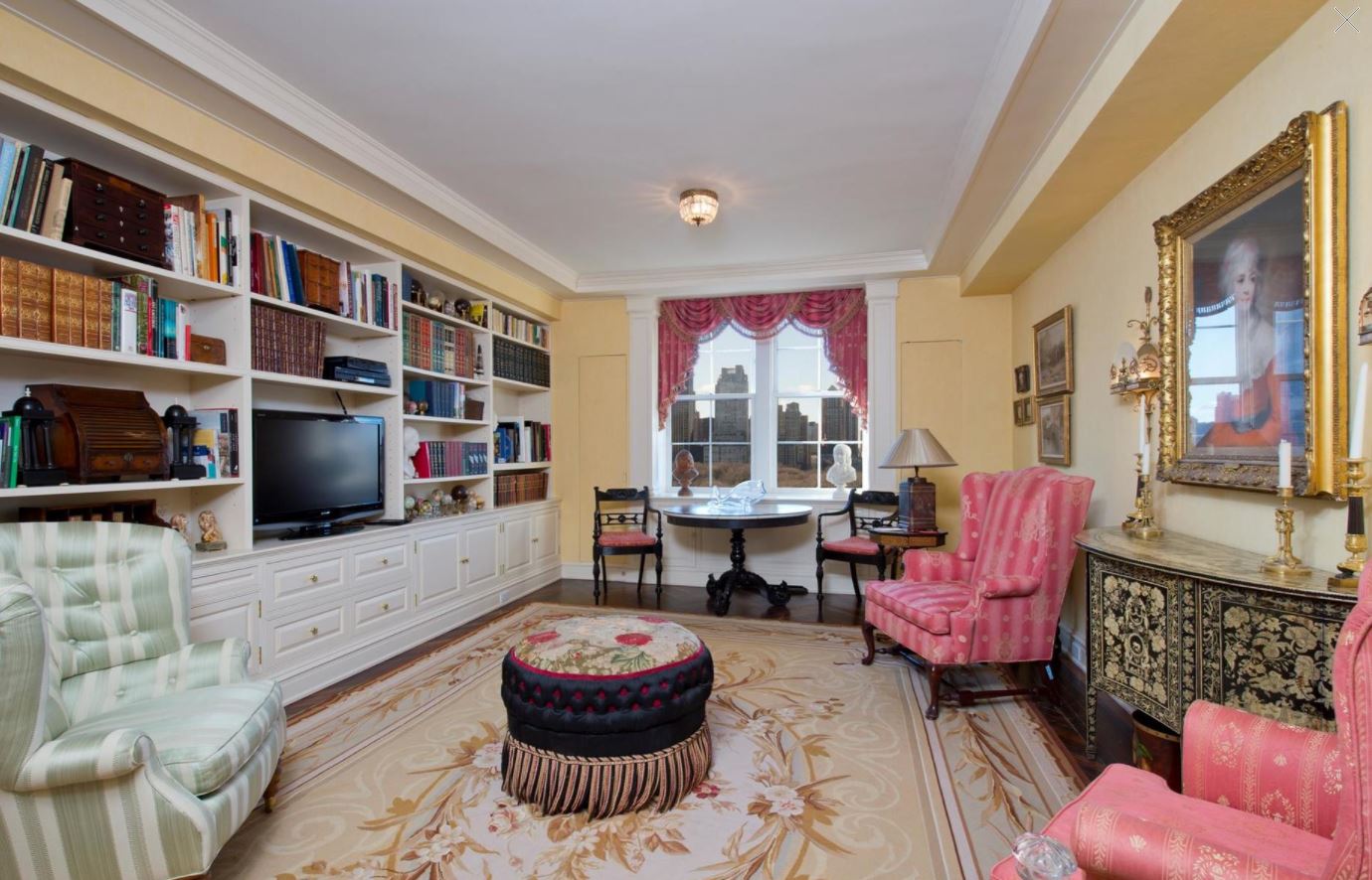 Luxe Urban Abode living room, Before