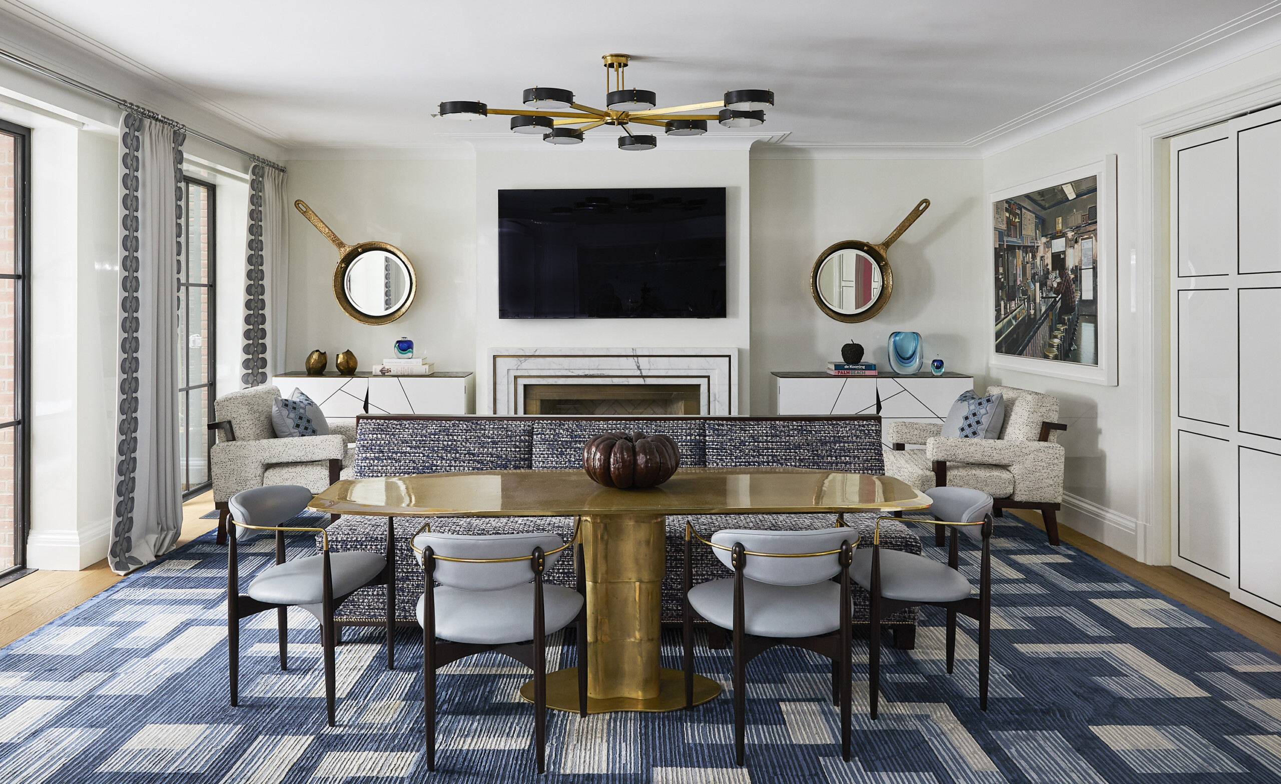Gold Coast Townhouse, Family Room, Photography by Genevieve Garruppo