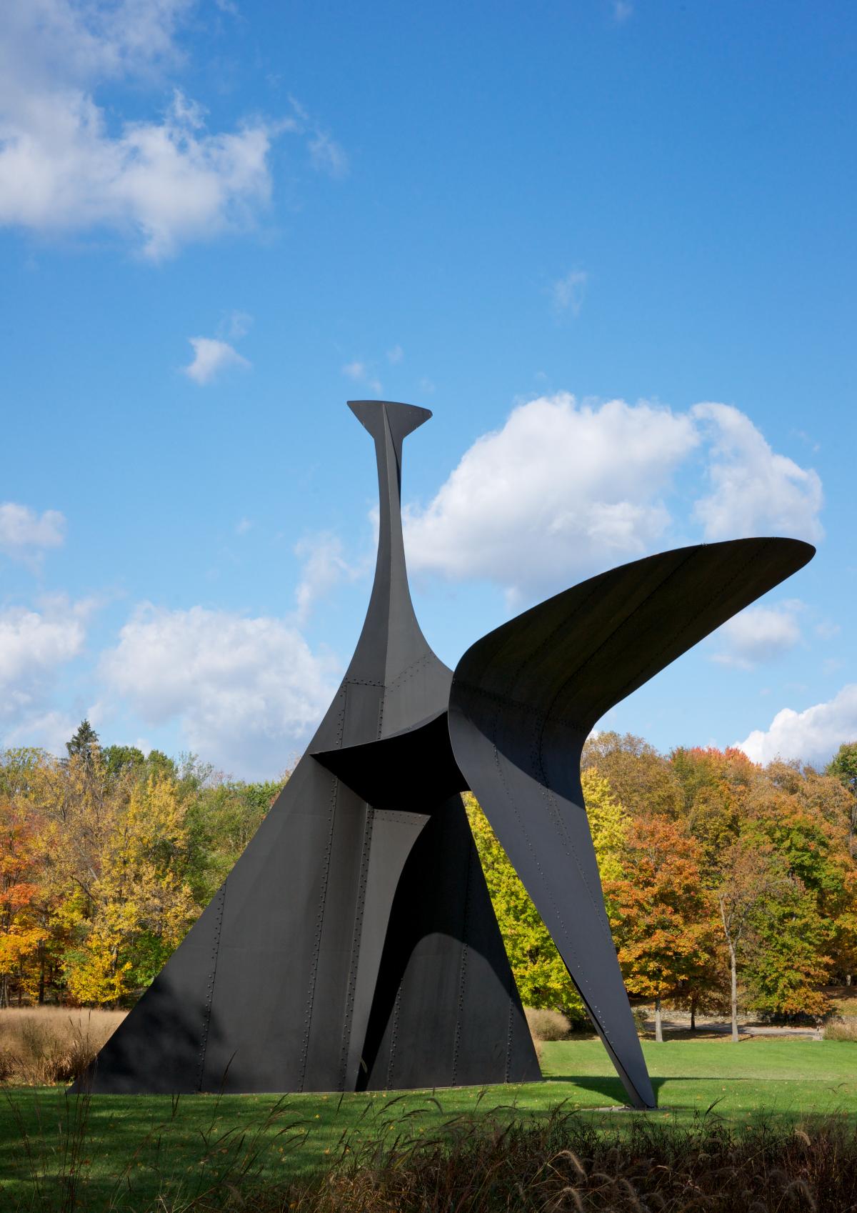 Alexander Calder outdoor sculpture installation at Storm King Art Center.